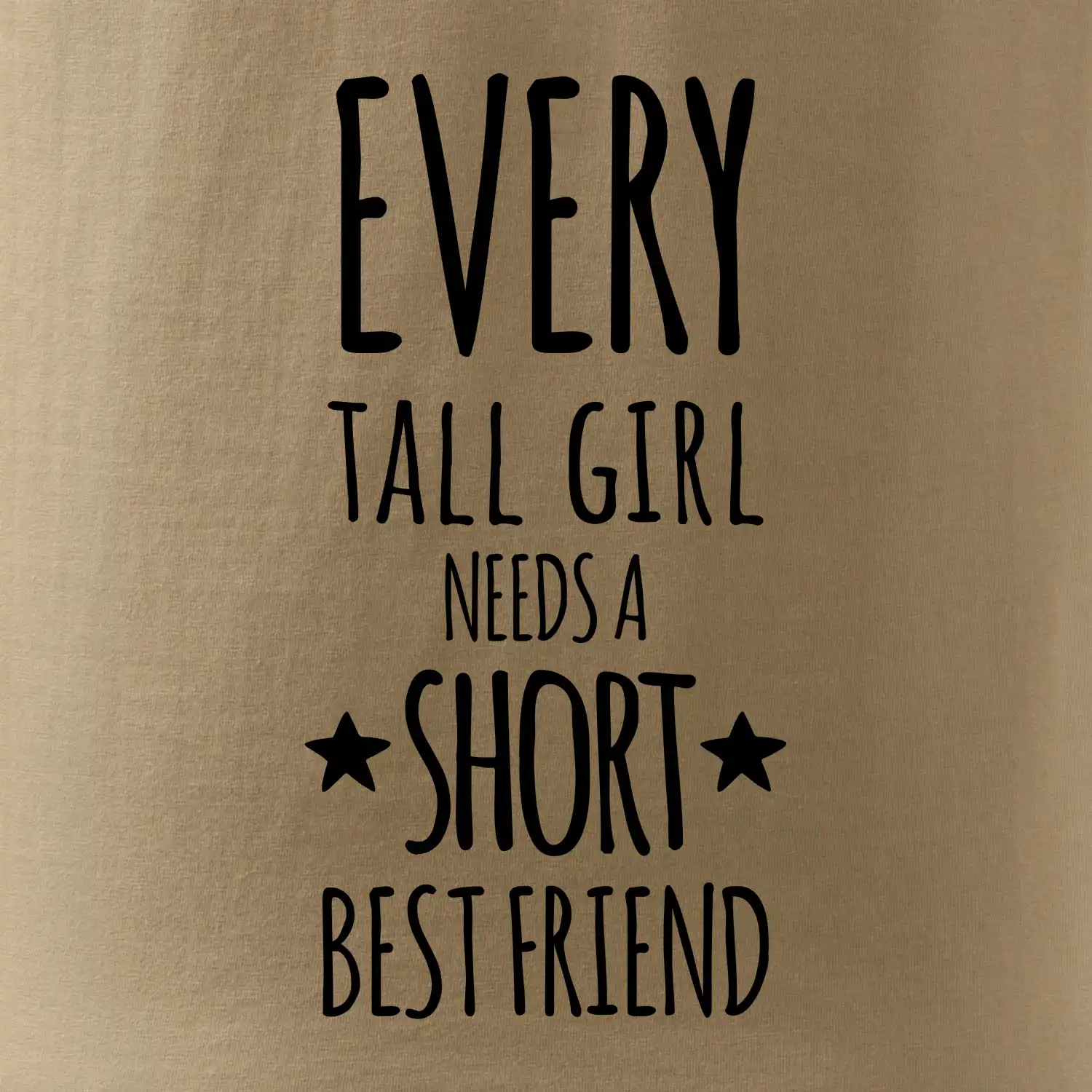 Every tall girl needs a short best friend