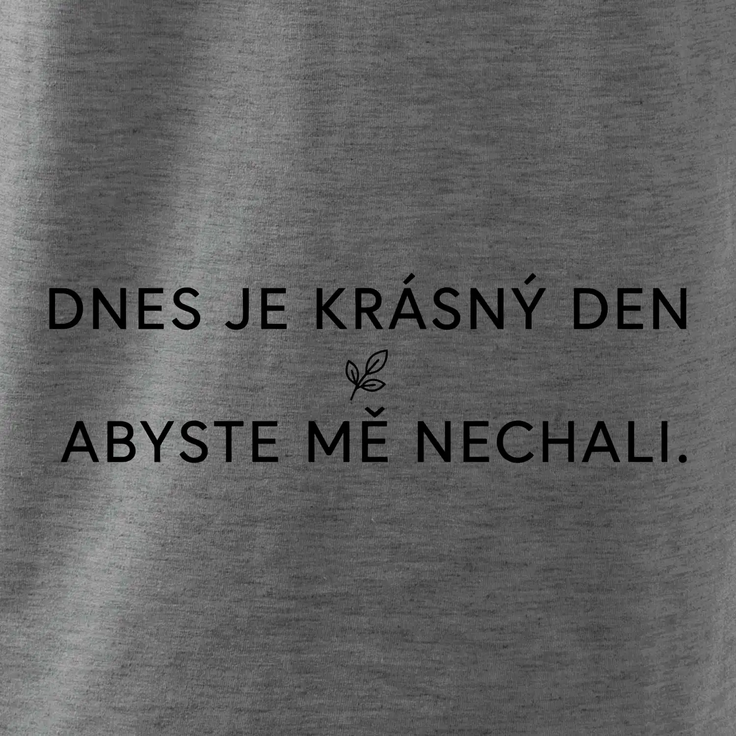 Dnes je krásný den abyste mě nechali bíle
