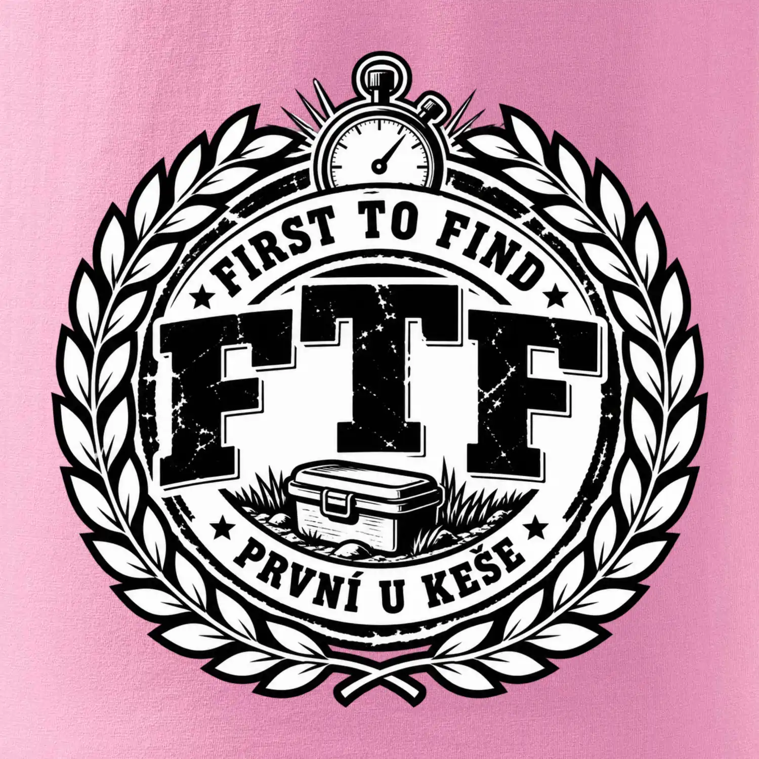 FTF první u keše vítězný odznak