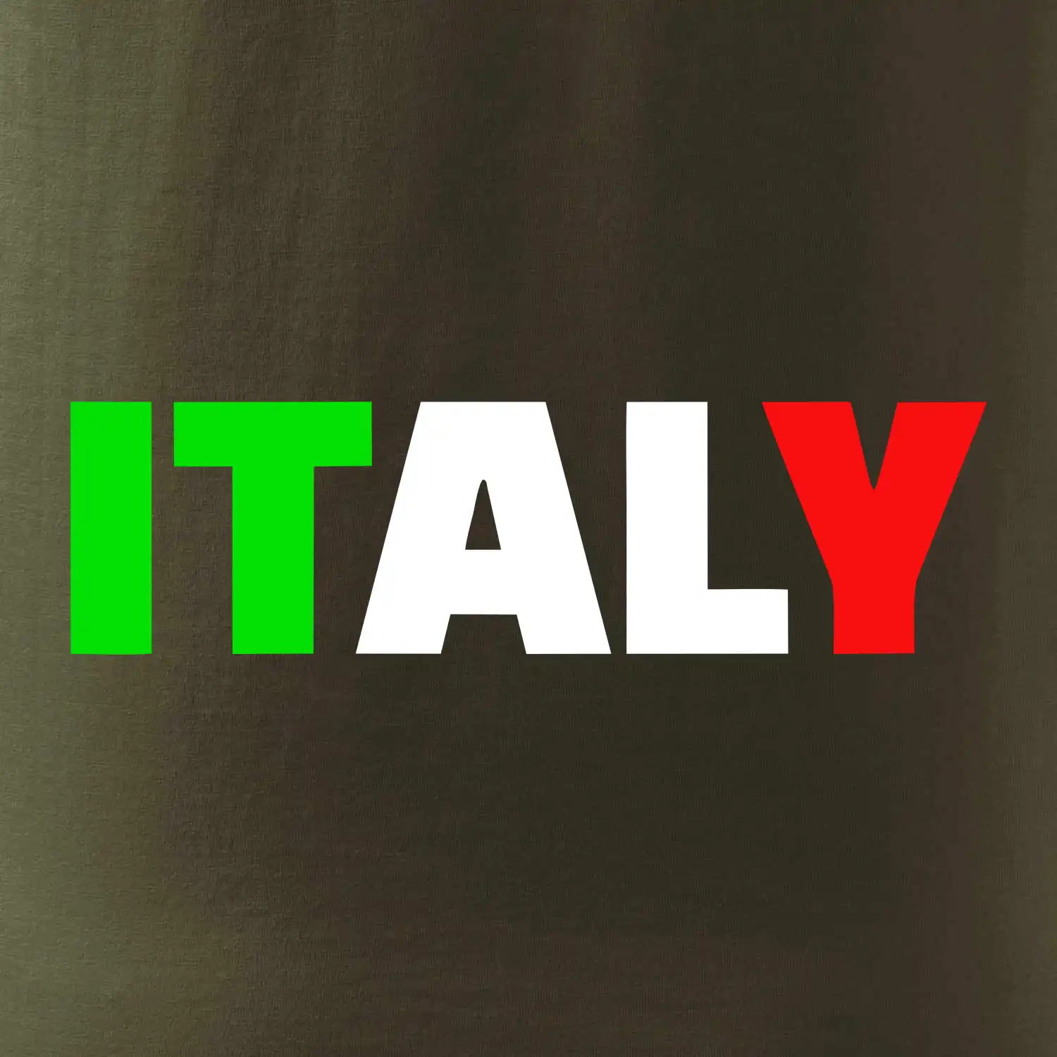 Italy Nápis