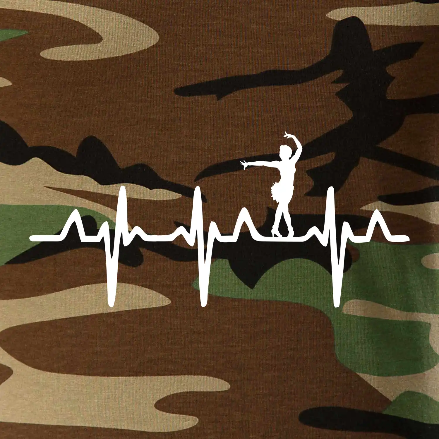 EKG tanečnice salsy