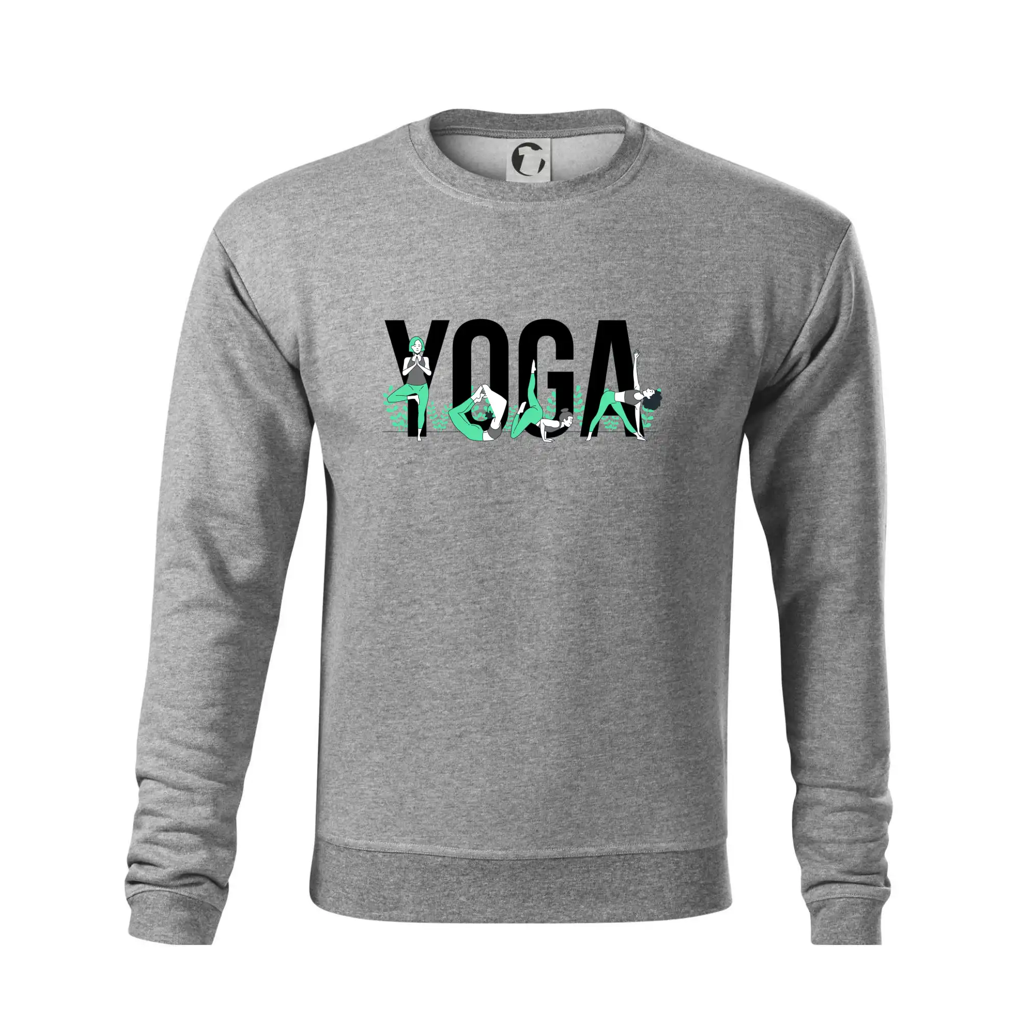 Yoga nápis barevný