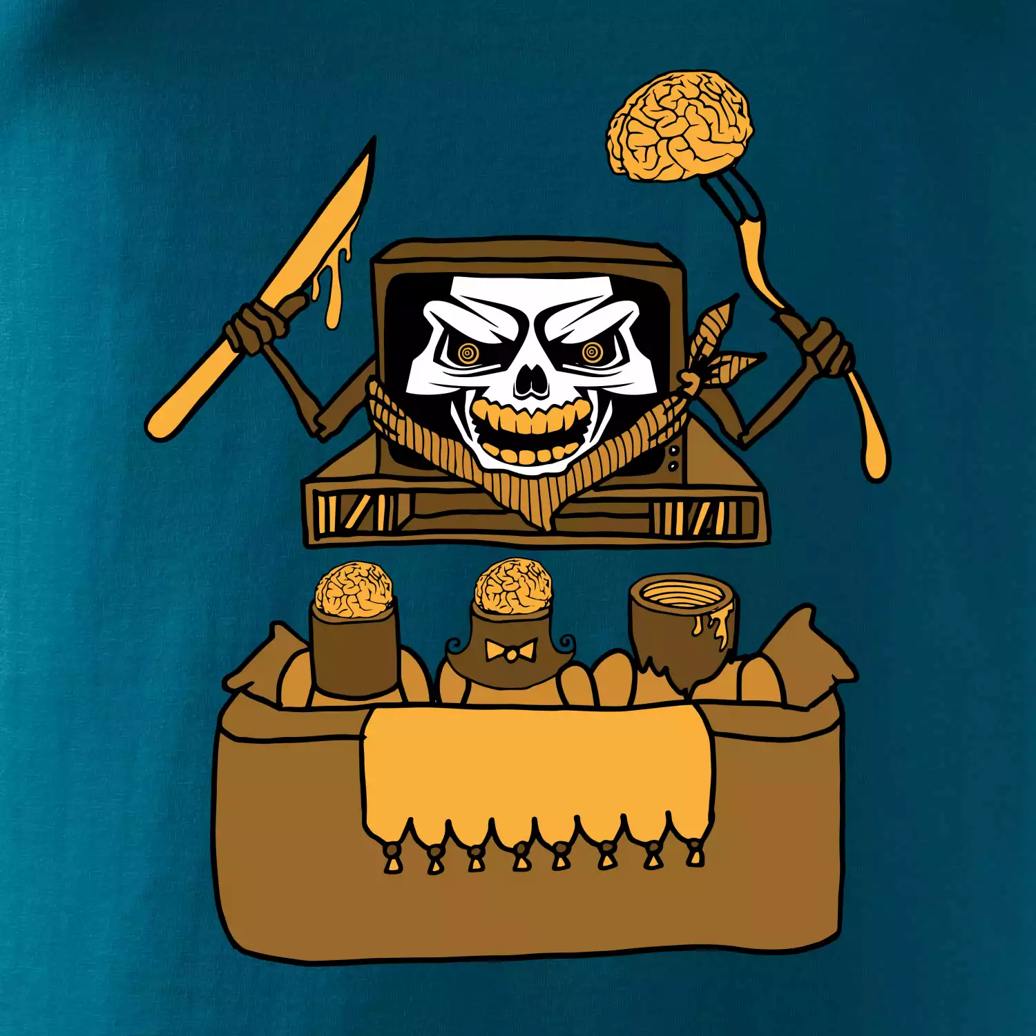 Mozkožrout - televize (Pecka design)