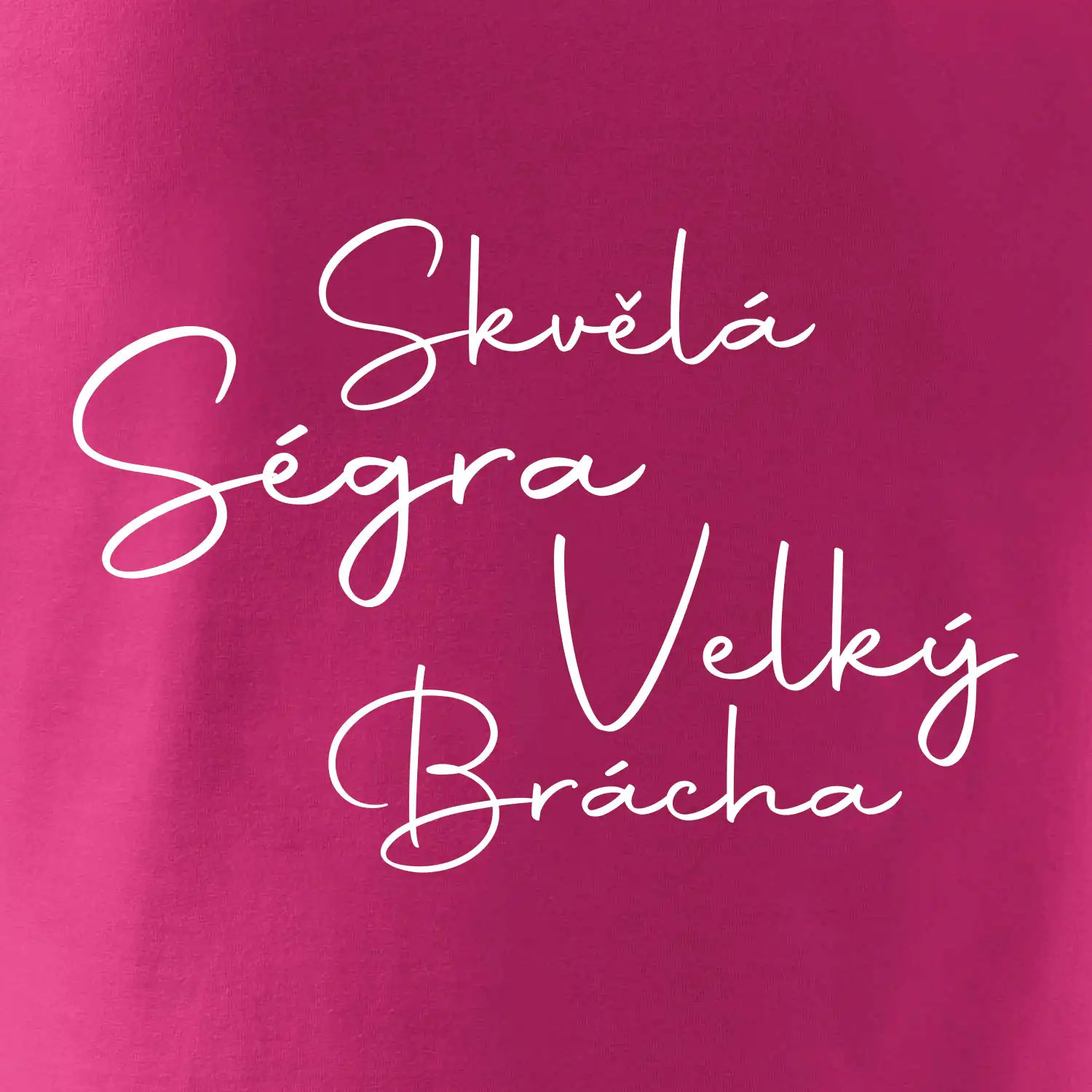 Velký brácha - nápis na zádech