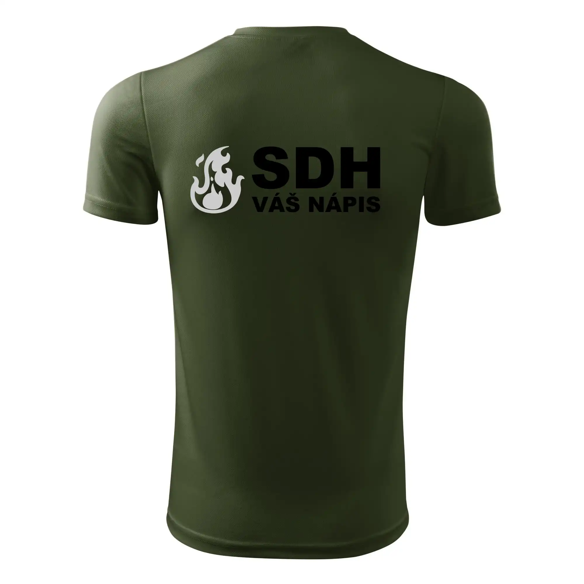 SDH REFLEXNÍ nápis (oheň, firesport, název sboru - vlastní nápis)