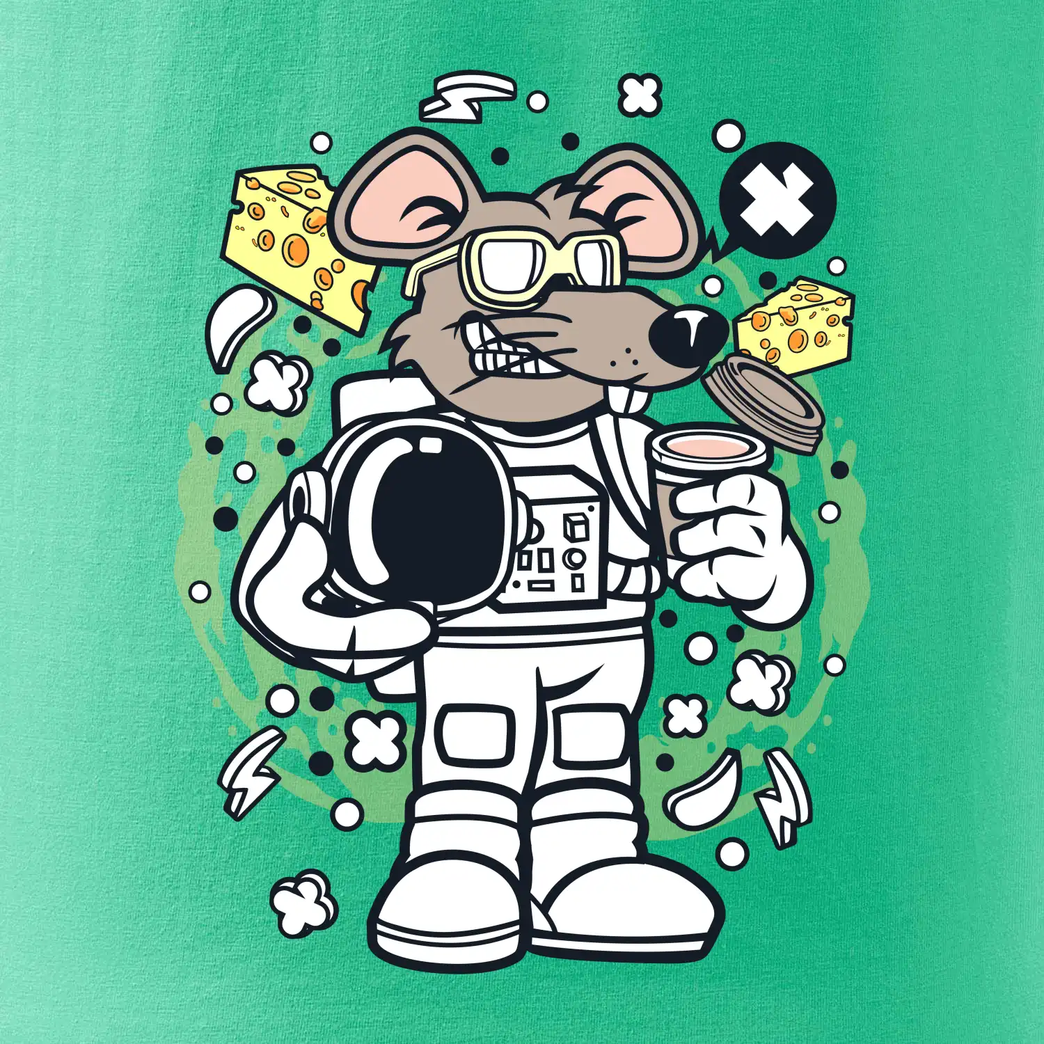 Myš kosmonaut komiks
