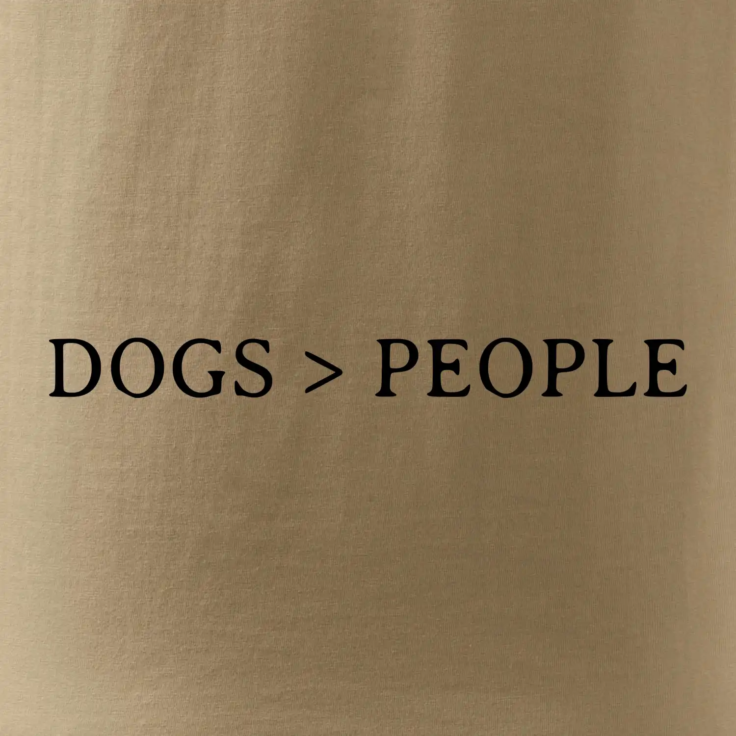 Dogs > People