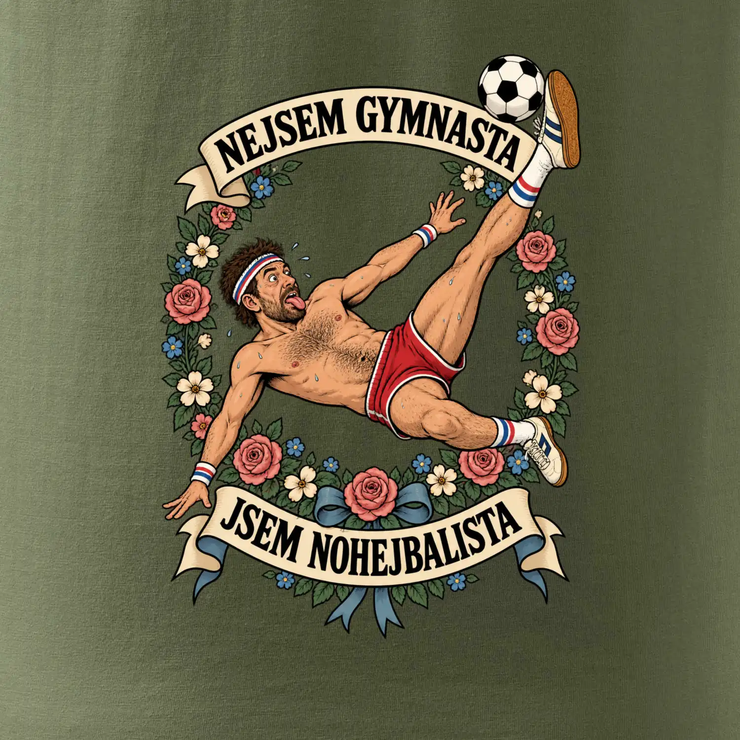 Nejsem gymnasta jsem nohejbalista