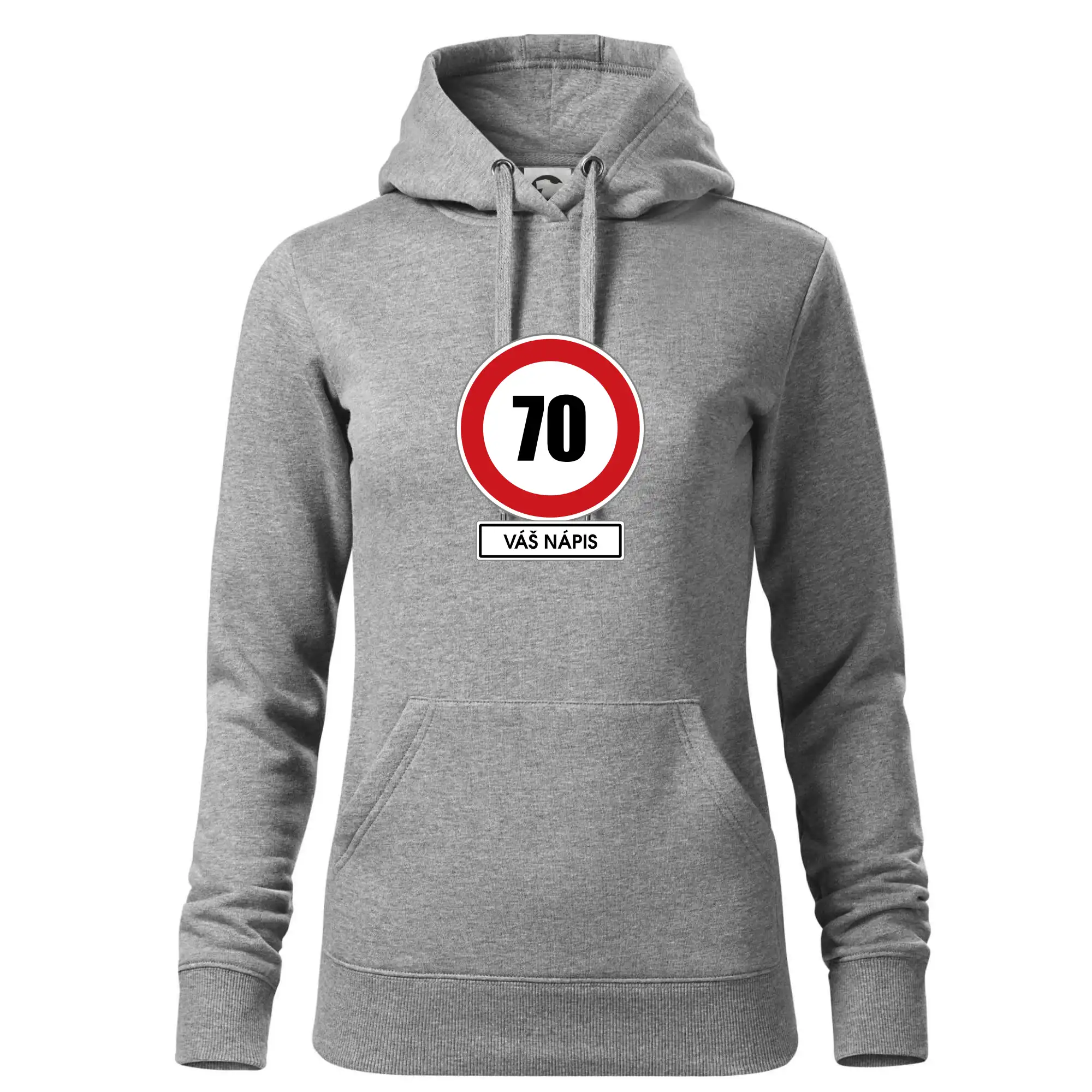 Dopravní značka - rychlost 70 - váš nápis