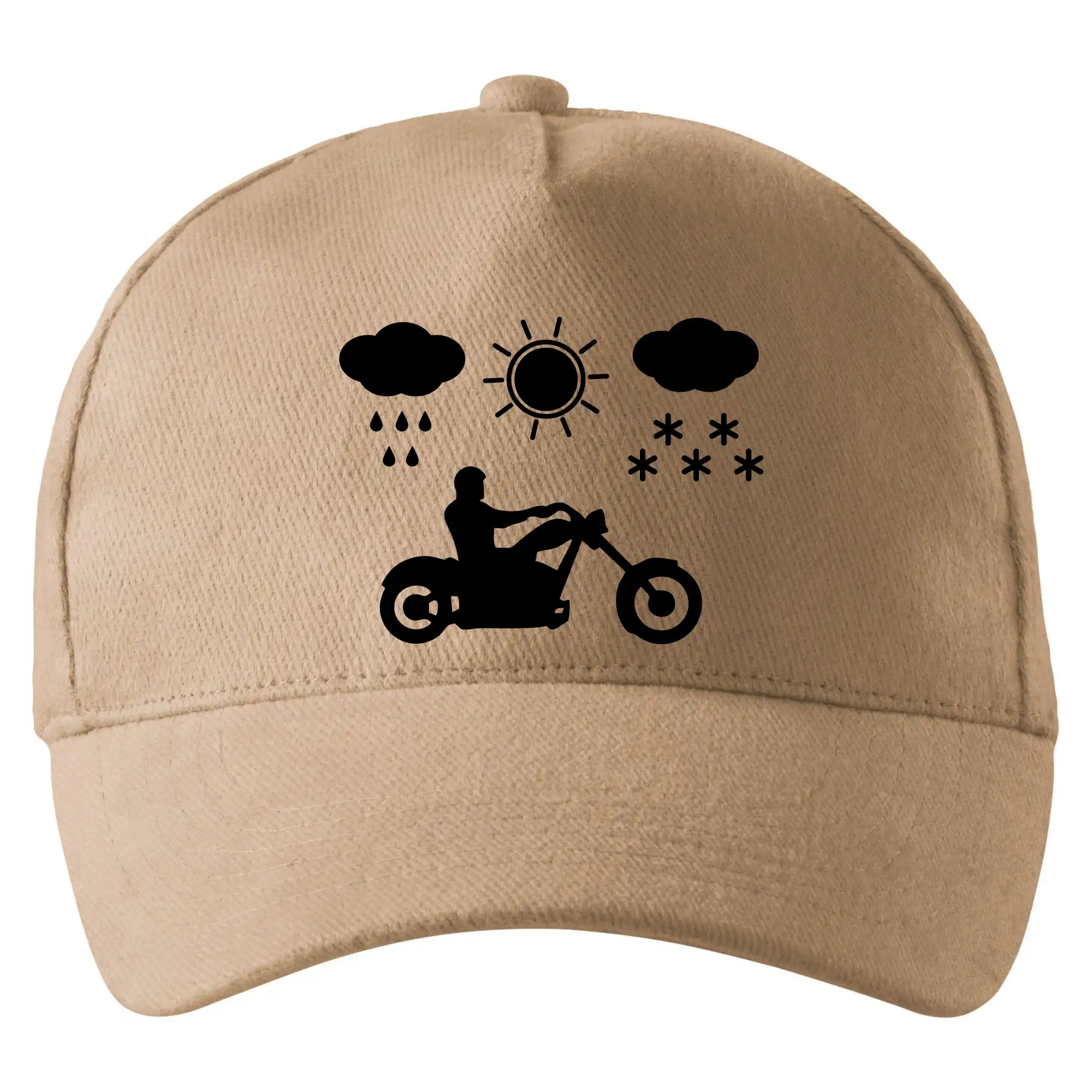 Motorkář za každého počasí - chopper