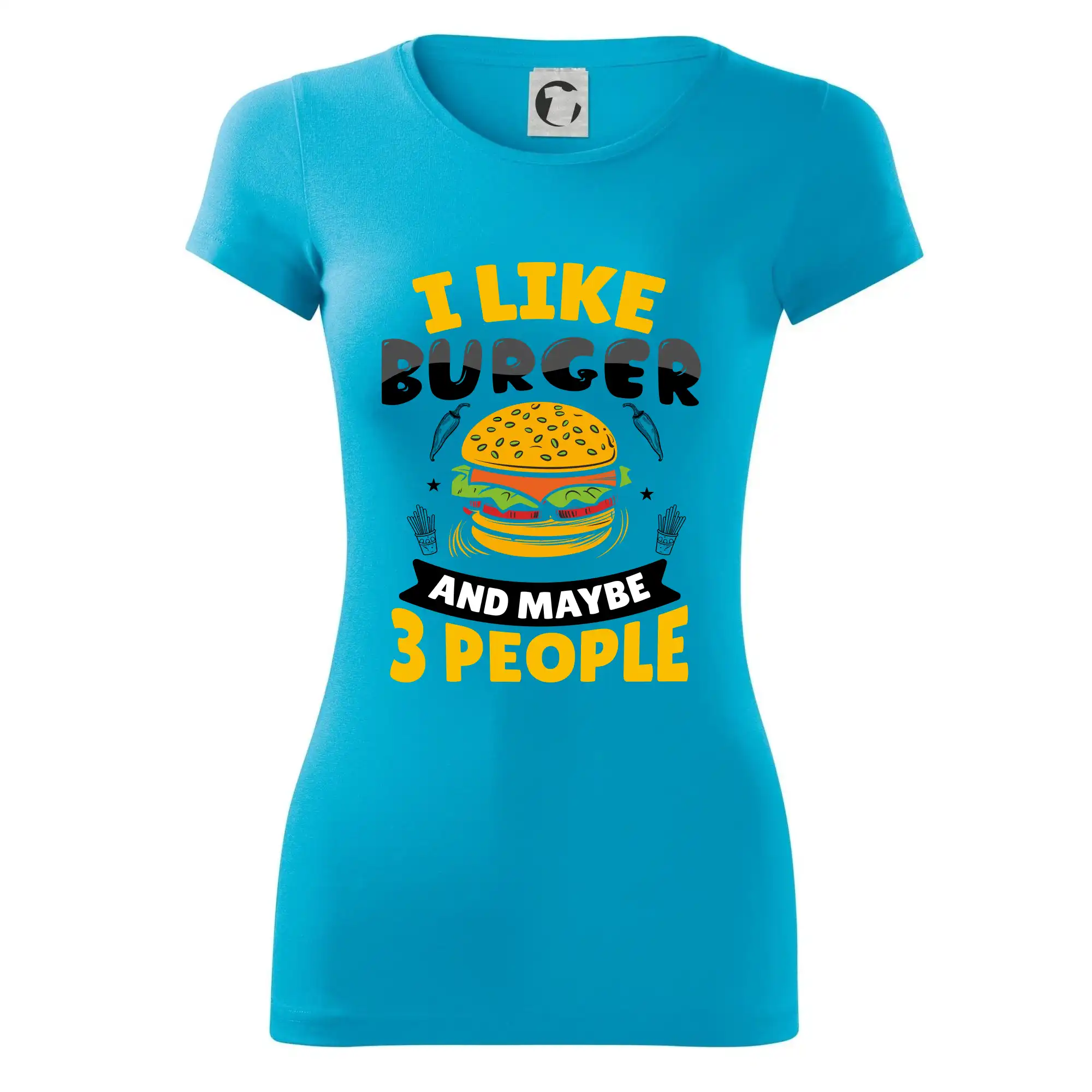 I like burger and maybe 3 people