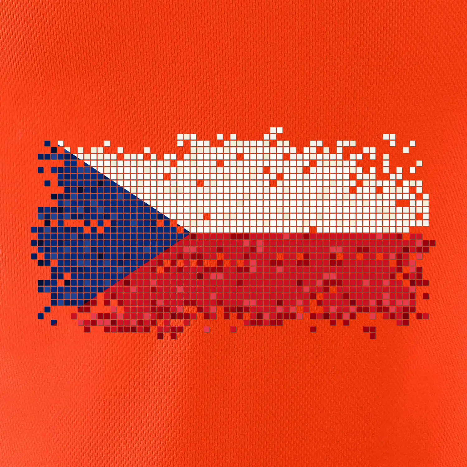 Česká vlajka - tetris