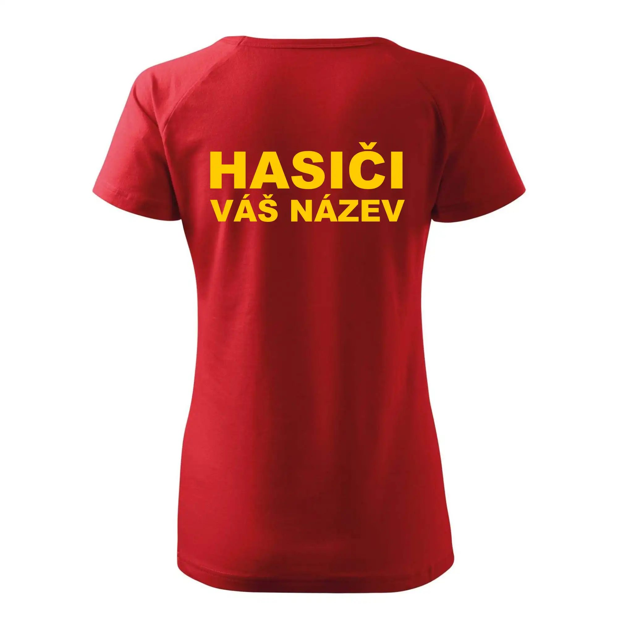 Hasiči - žlutý nápis - váš název sboru