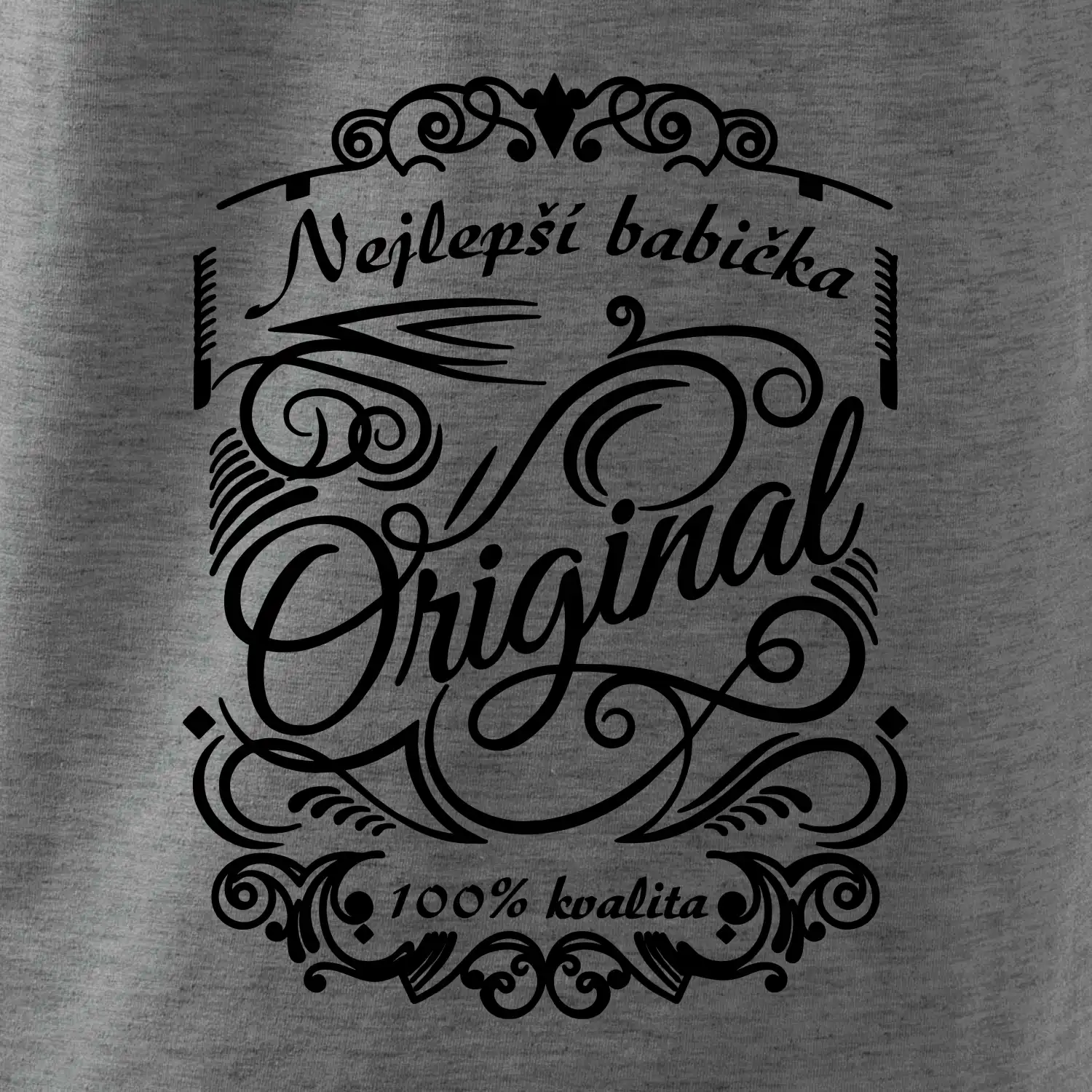 Vintage nejlepší babička  100% kvalita