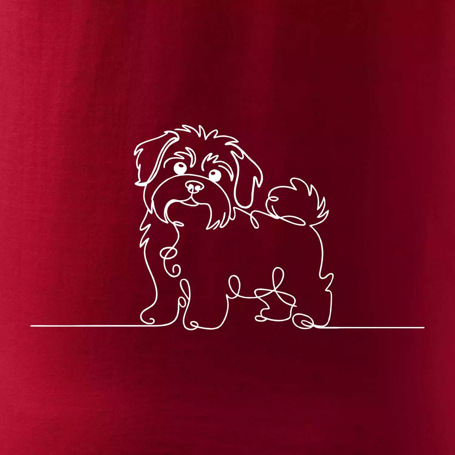 Havanský psík linka jedním tahem