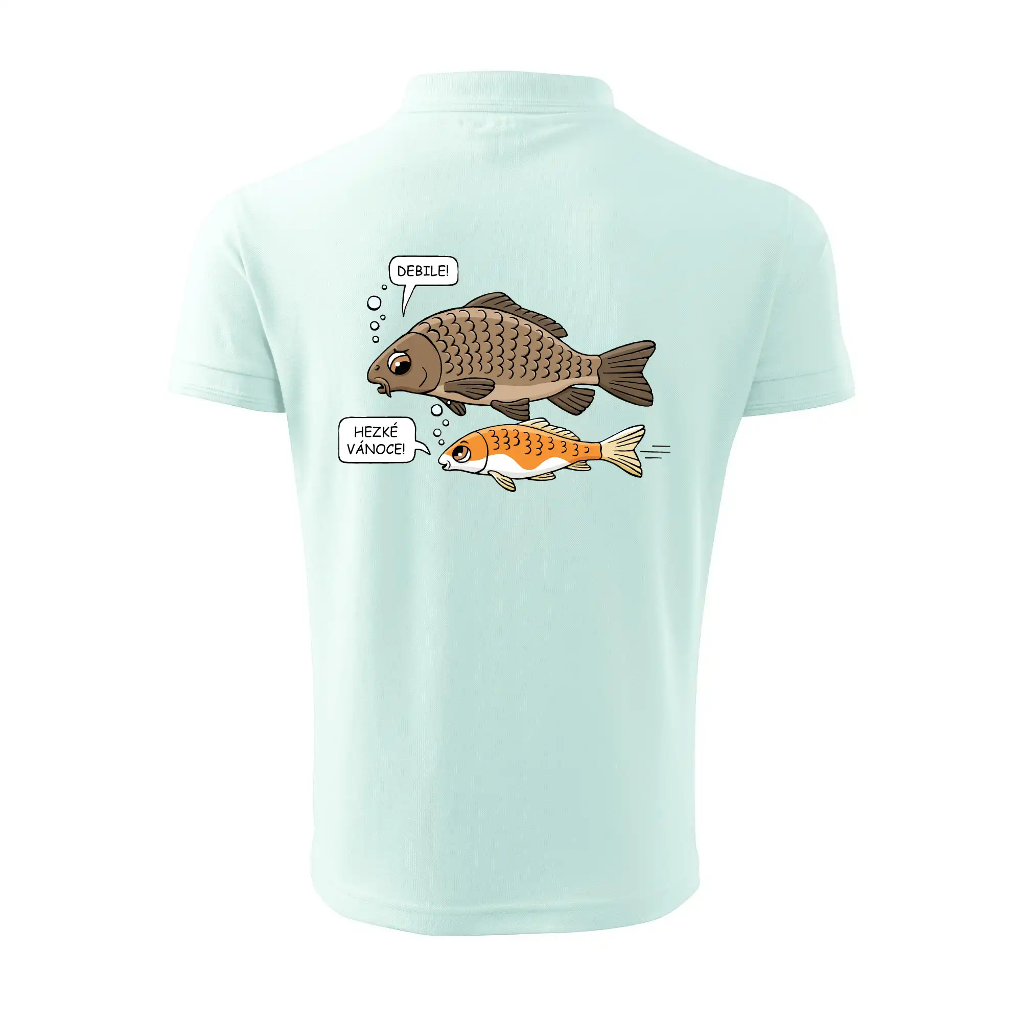 Hezké Vánoce Kapr a Koi kapr (Hana-creative)