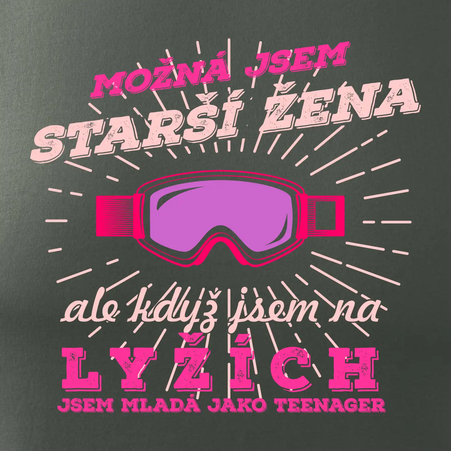 Lyže - možná jsem starší žena
