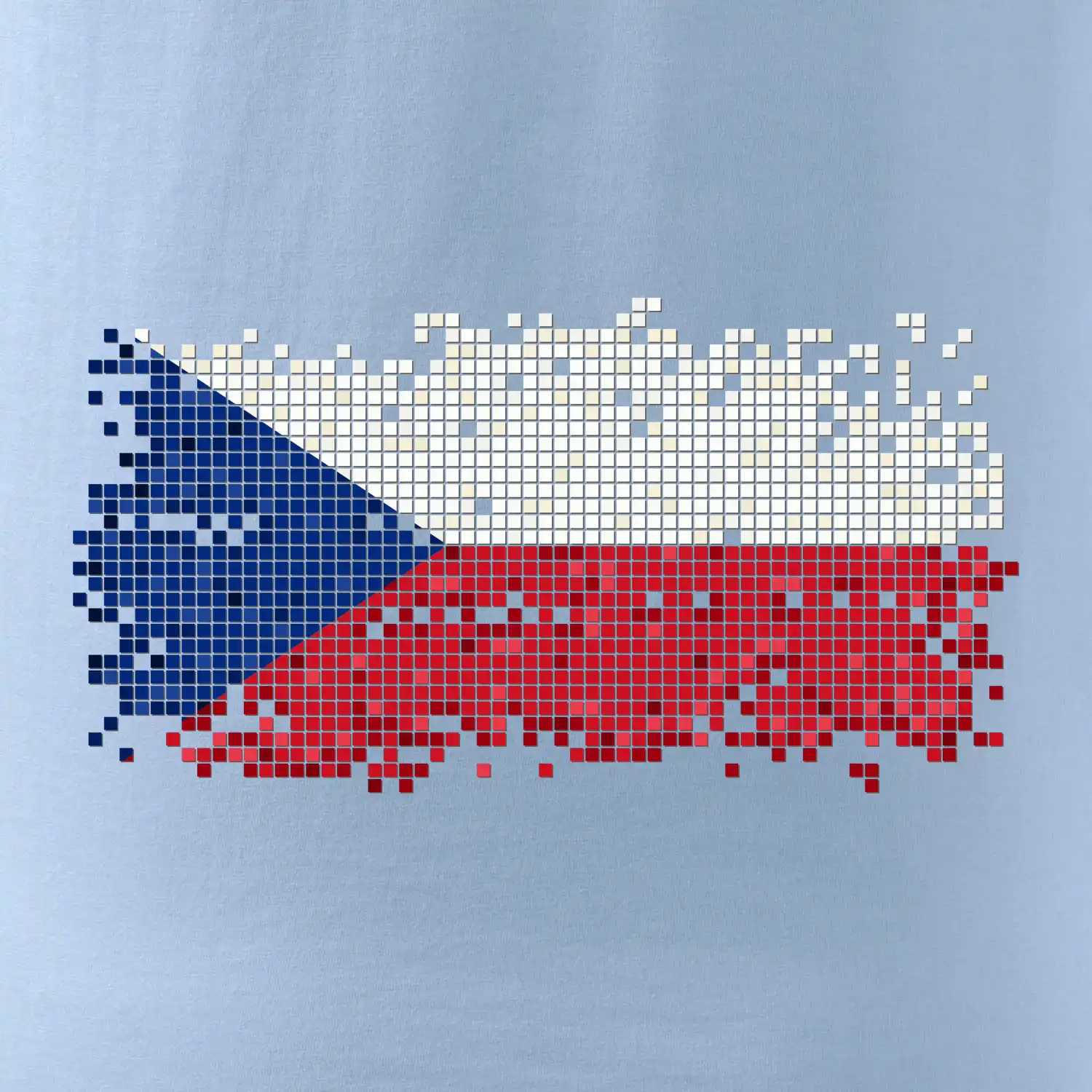 Česká vlajka - tetris