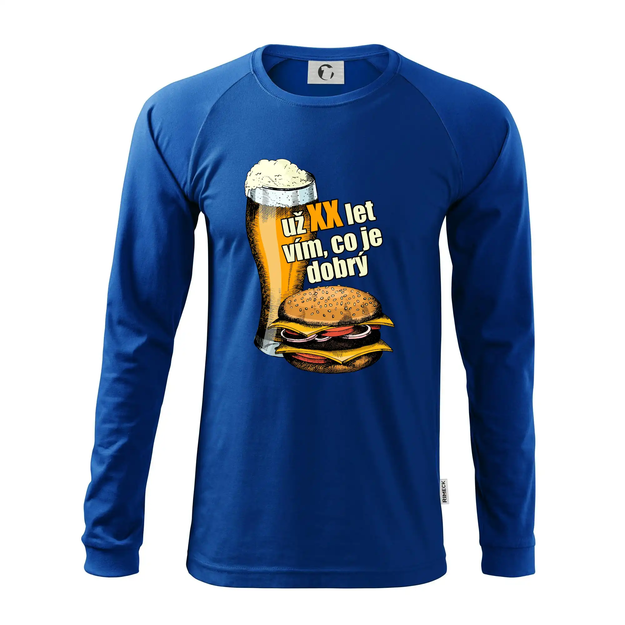 Pivo a burger vím co je dobrý