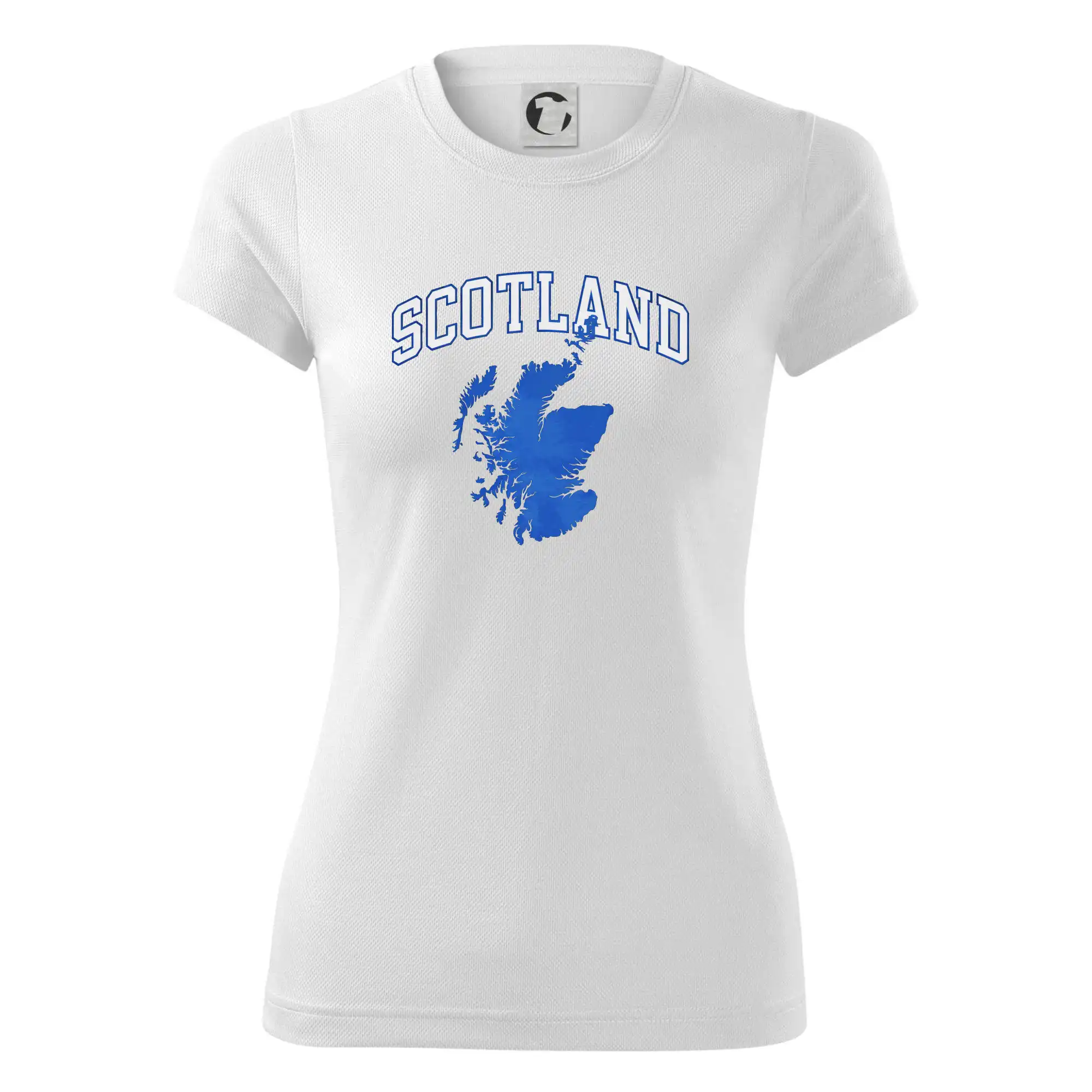 Scotland nápis s mapou