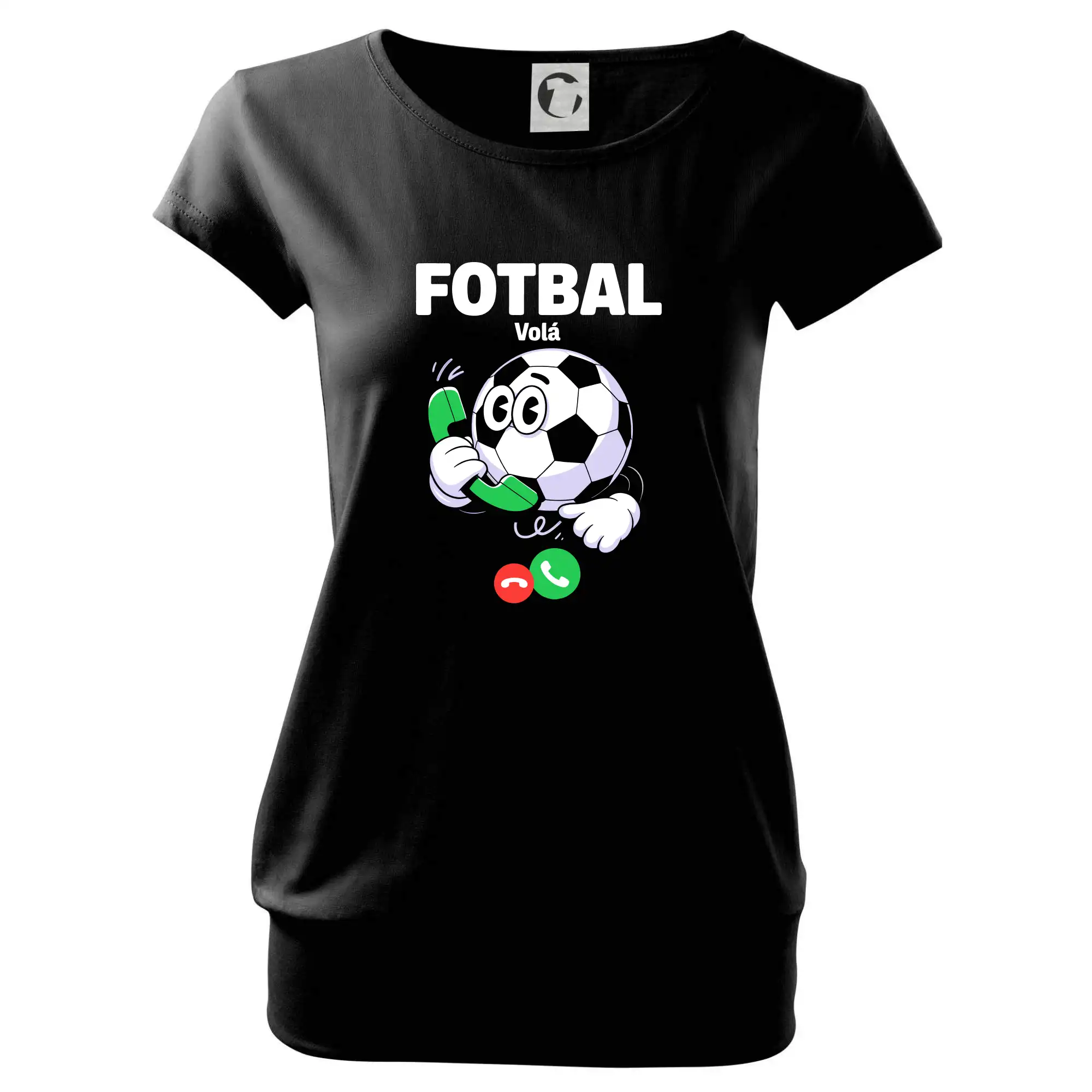 Karikatura fotbal volá