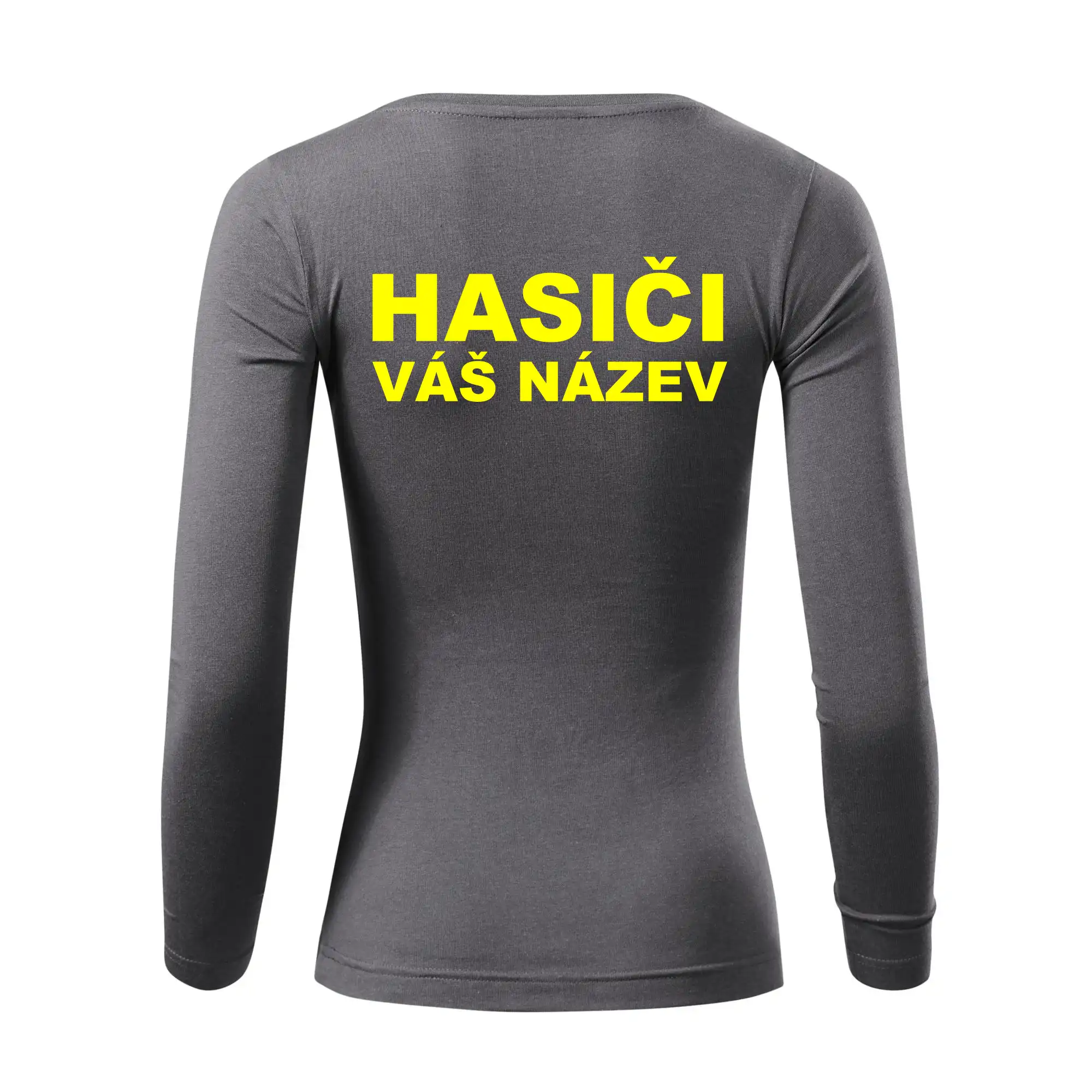 Hasiči - žlutý nápis - váš název sboru
