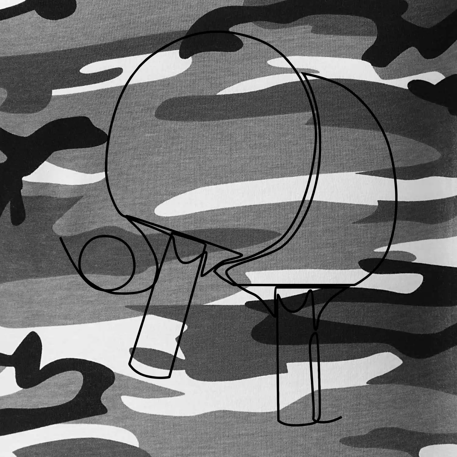 Pálky na stolní tenis jedním tahem