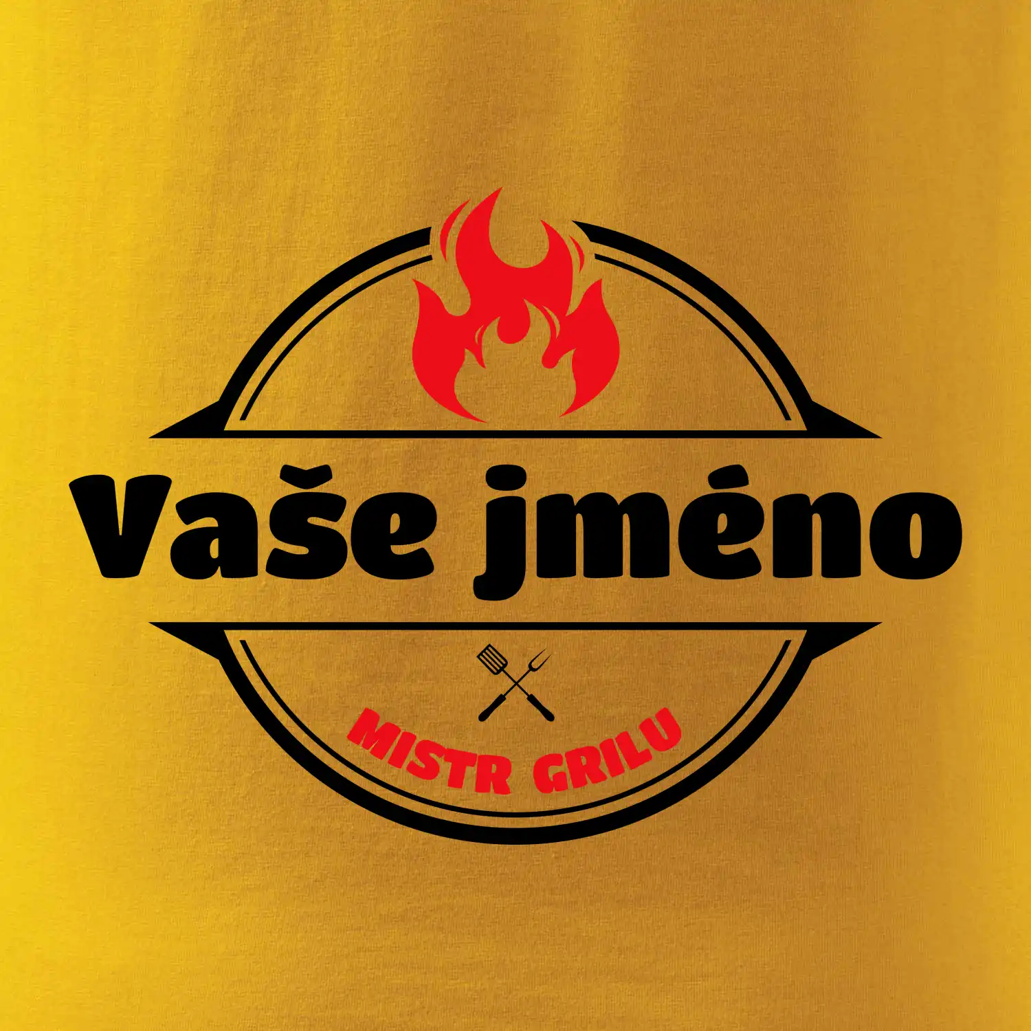 Mistr grilu erb - vlastní jméno