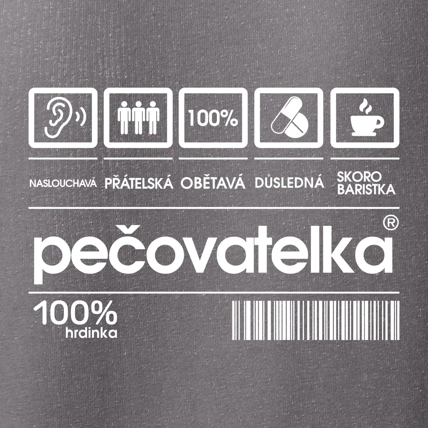 Čárový kód - pečovatelka