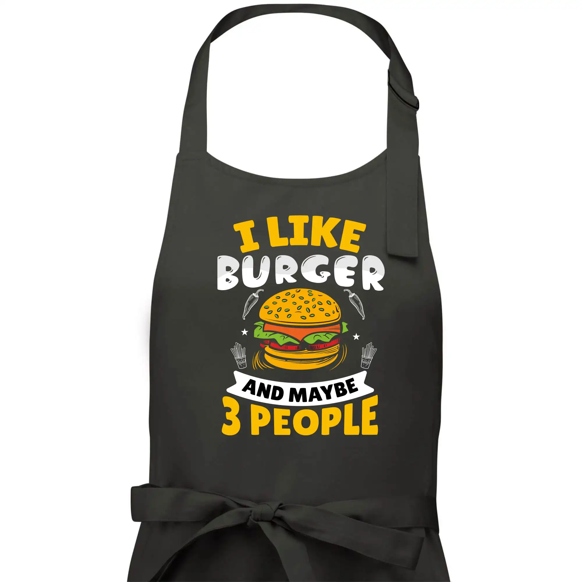 I like burger and maybe 3 people