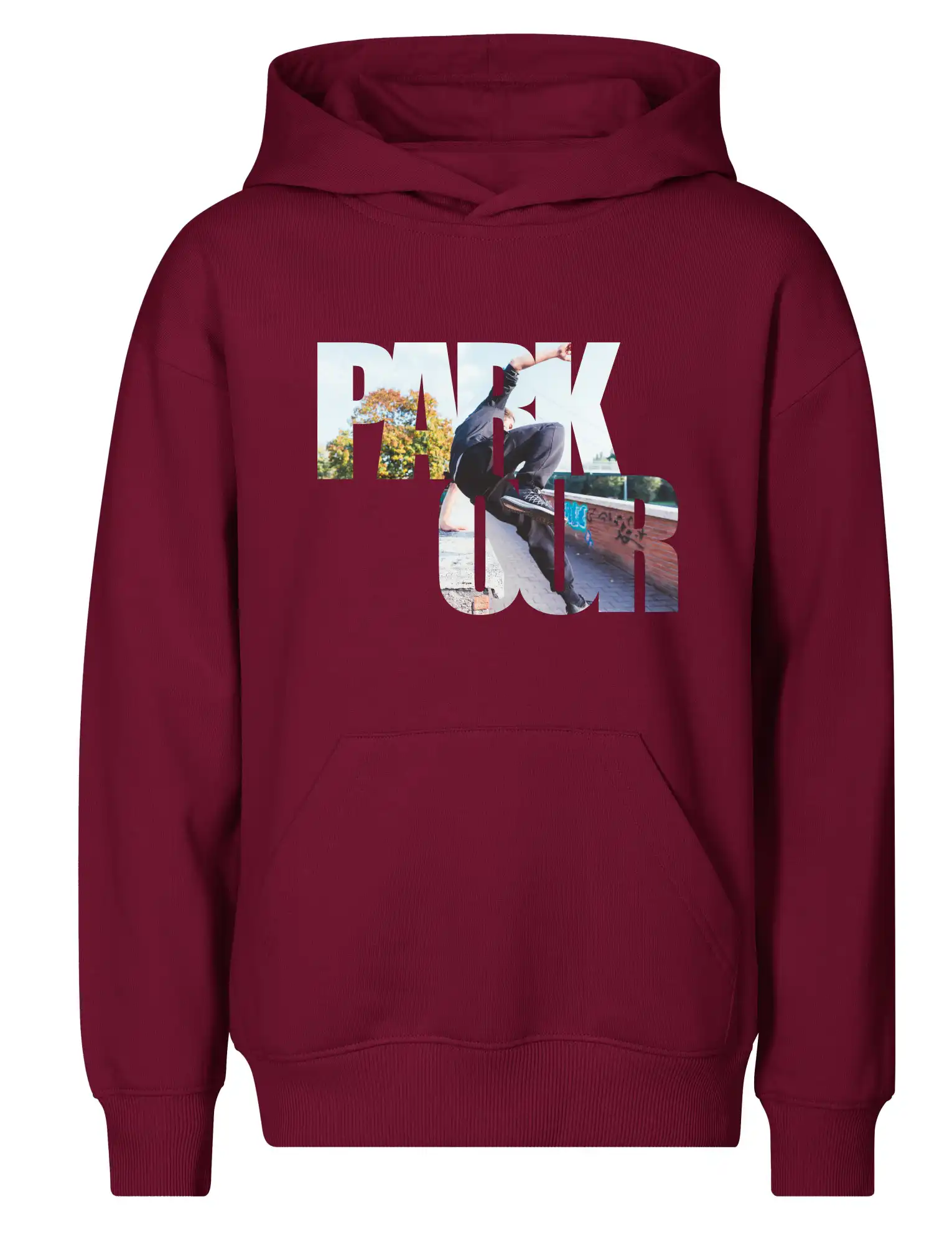Parkour nápis ve městě