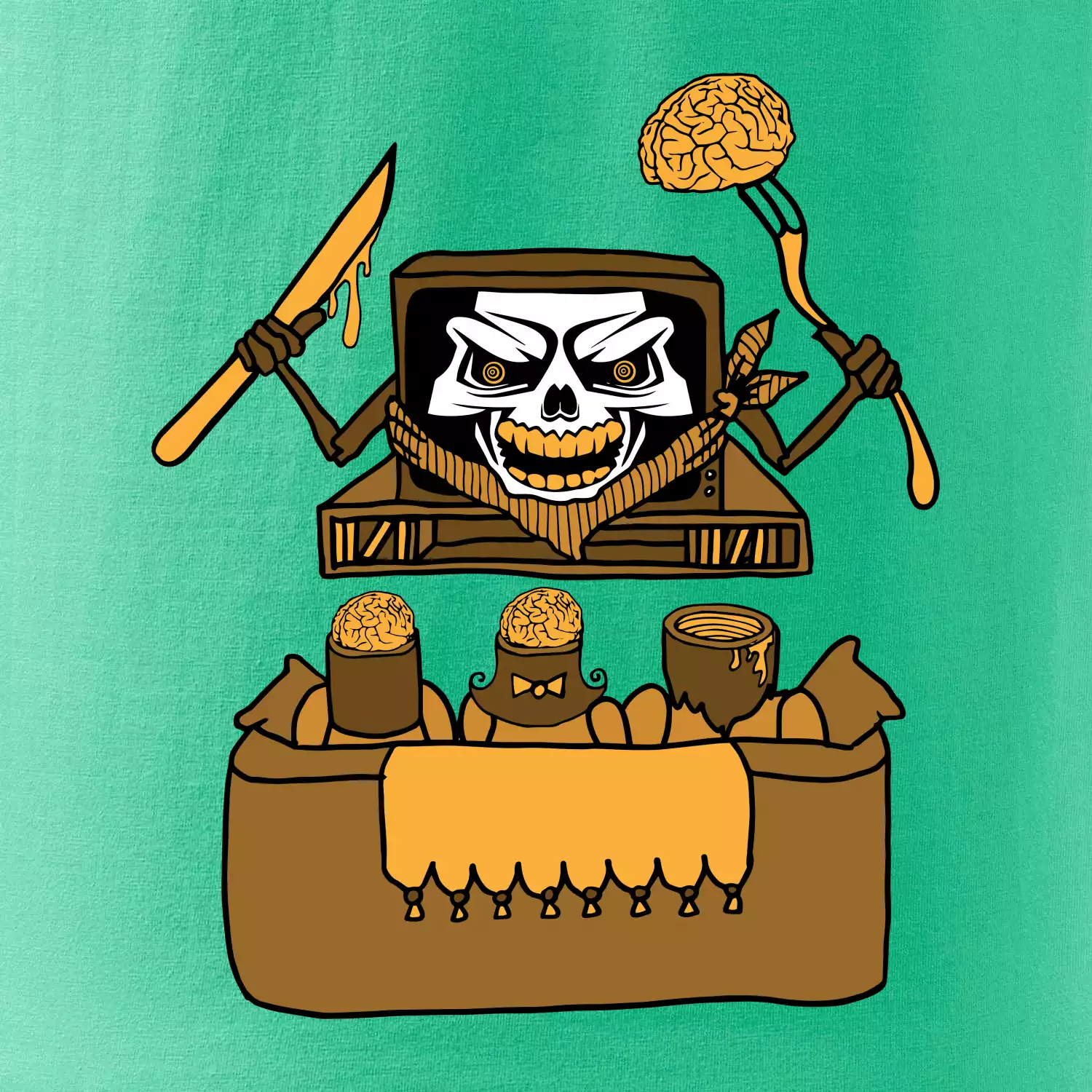 Mozkožrout - televize (Pecka design)