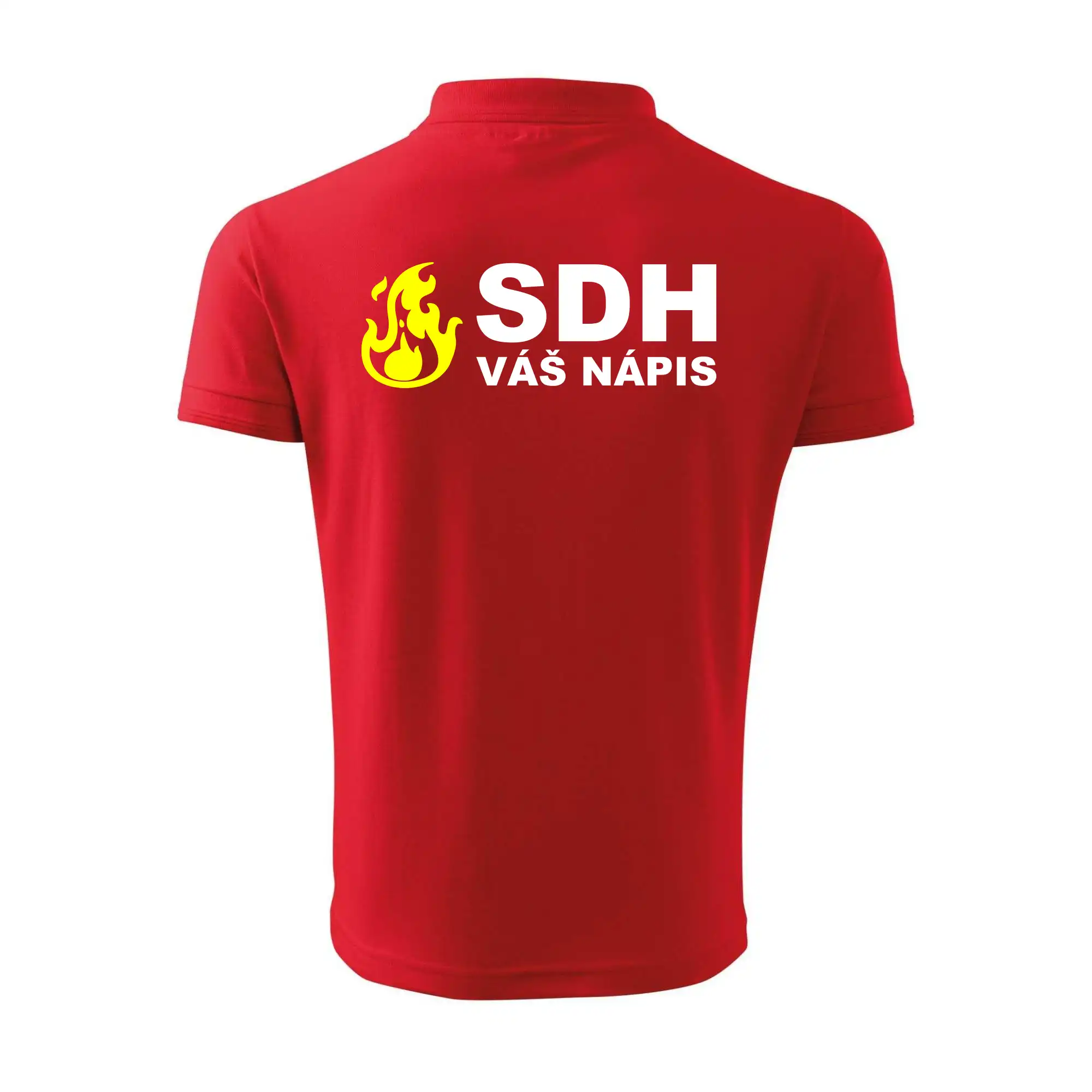 SDH nápis (oheň, firesport, název sboru - vlastní nápis)