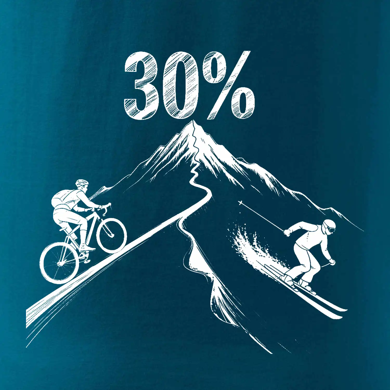 Narozeniny cyklista a lyžař 30