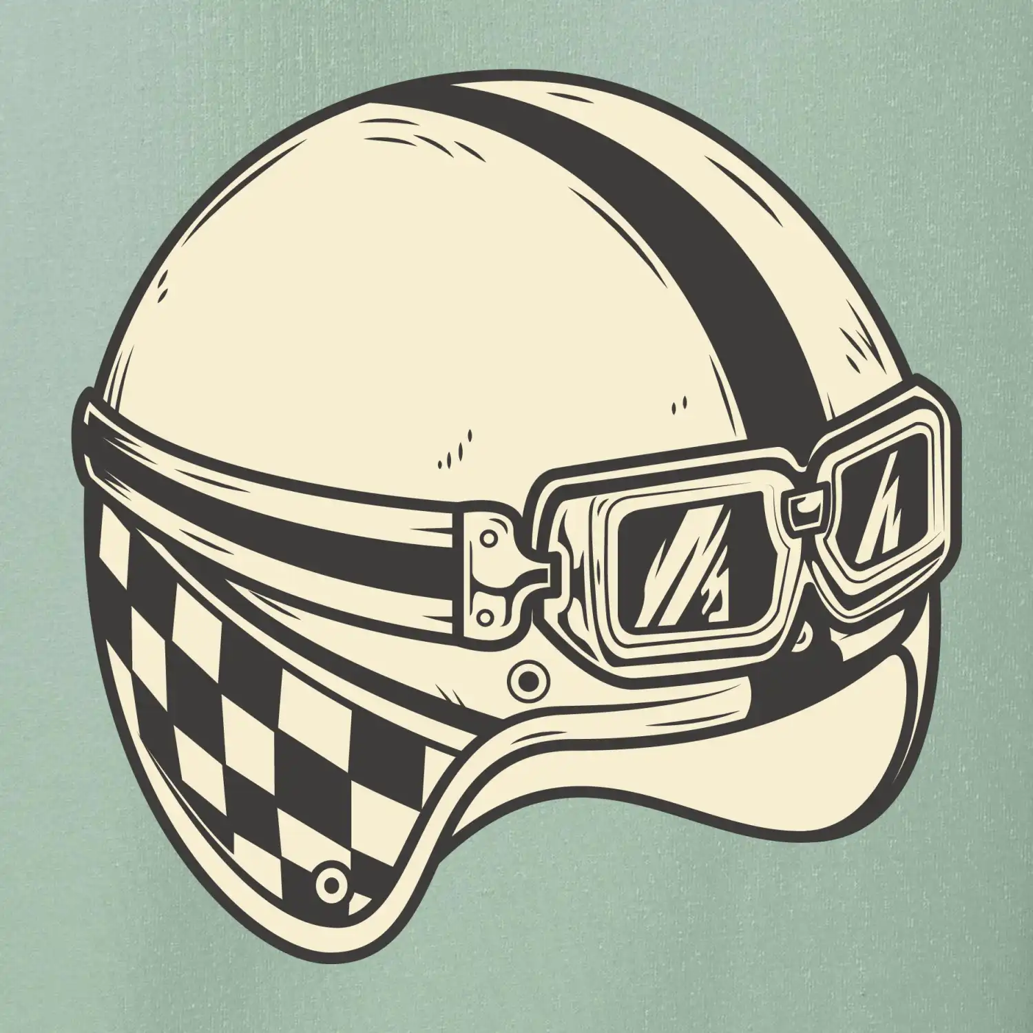 Moto helma - žalud