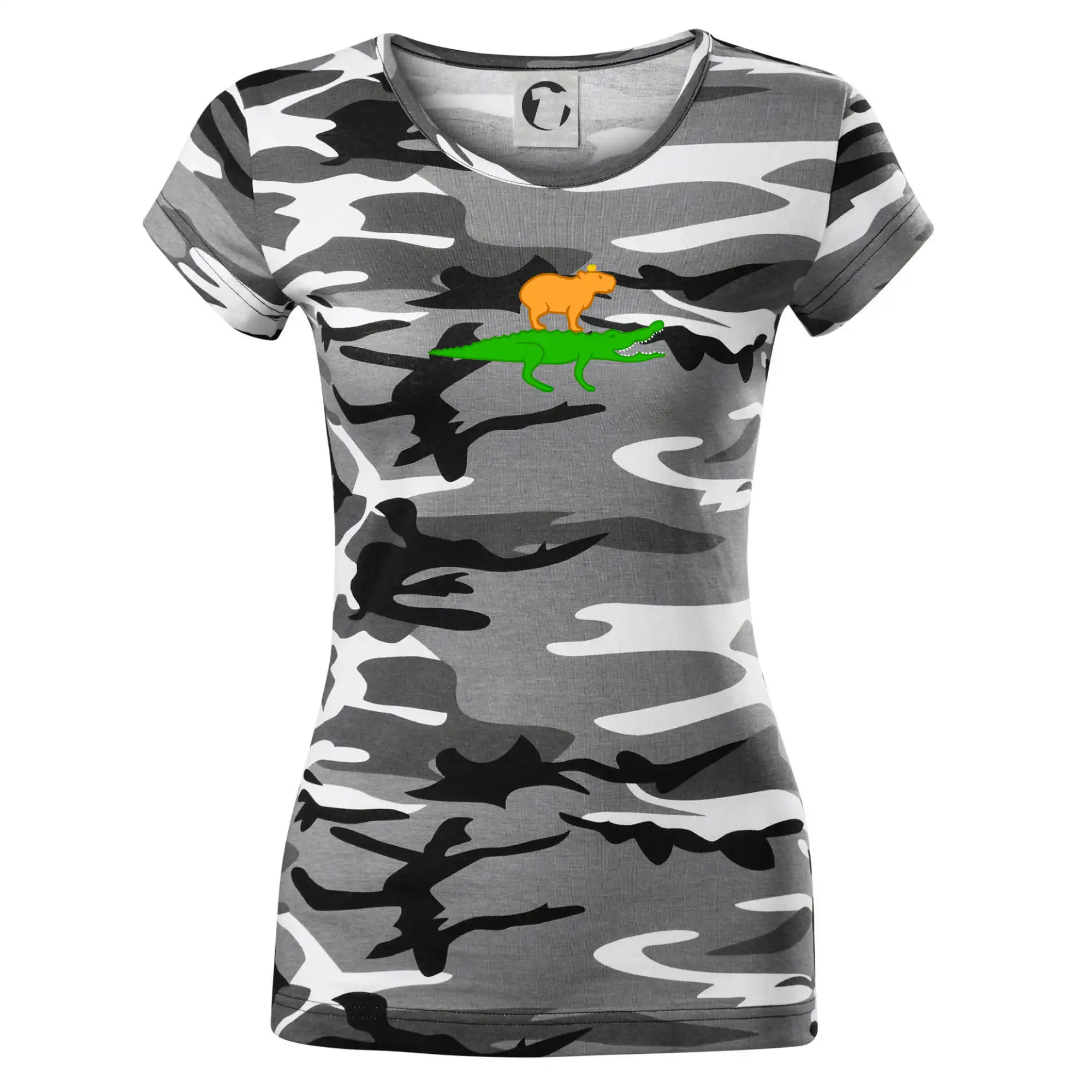 Kapybara na krokodýlovi (Moňas)