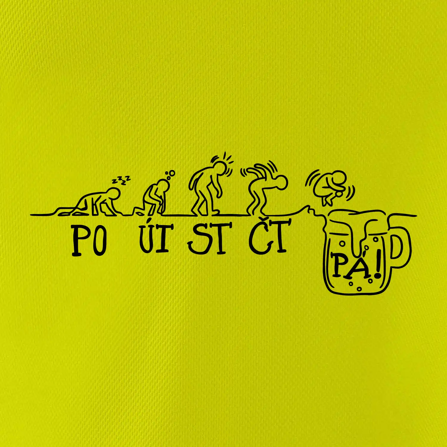 Pondělí až pátek evoluce pivo