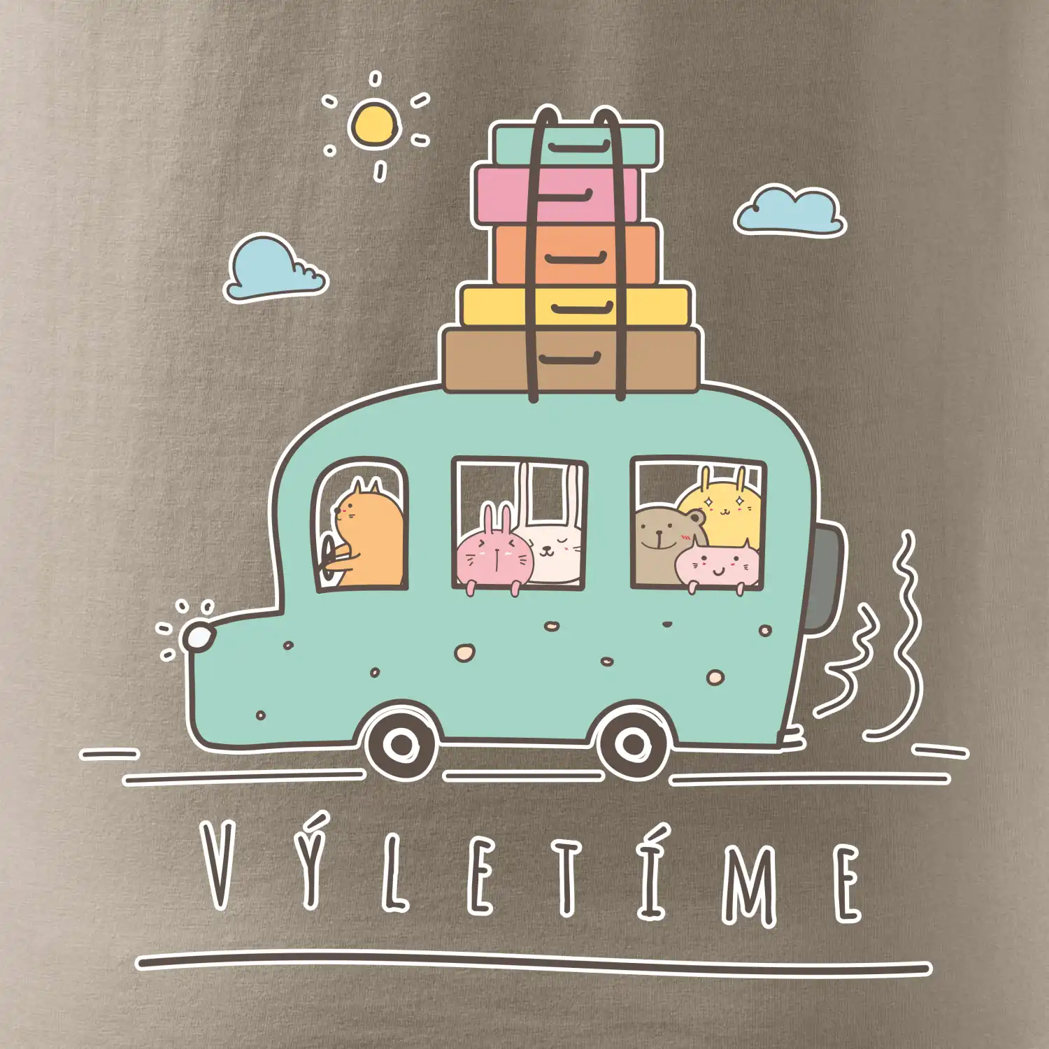 Výletíme obytňák kreslený