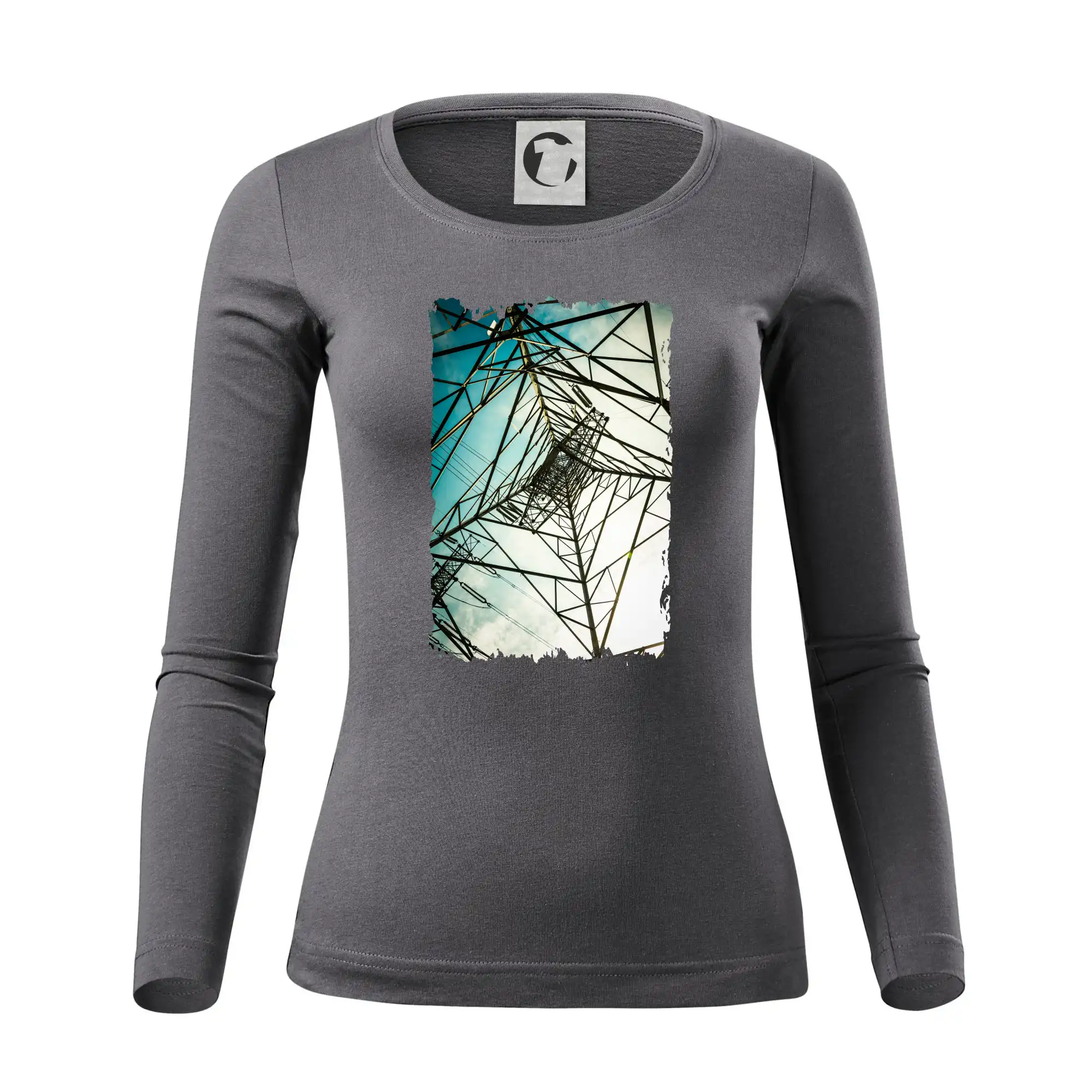 Barevné nebe - stožáry vysokého napětí