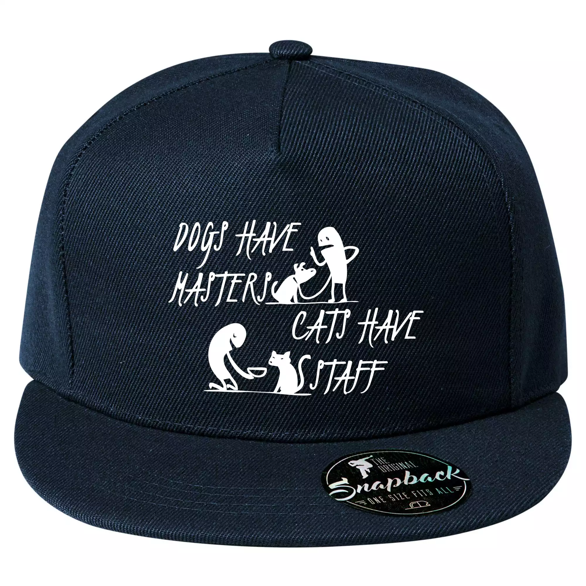 Dogs have masters, cats have staff