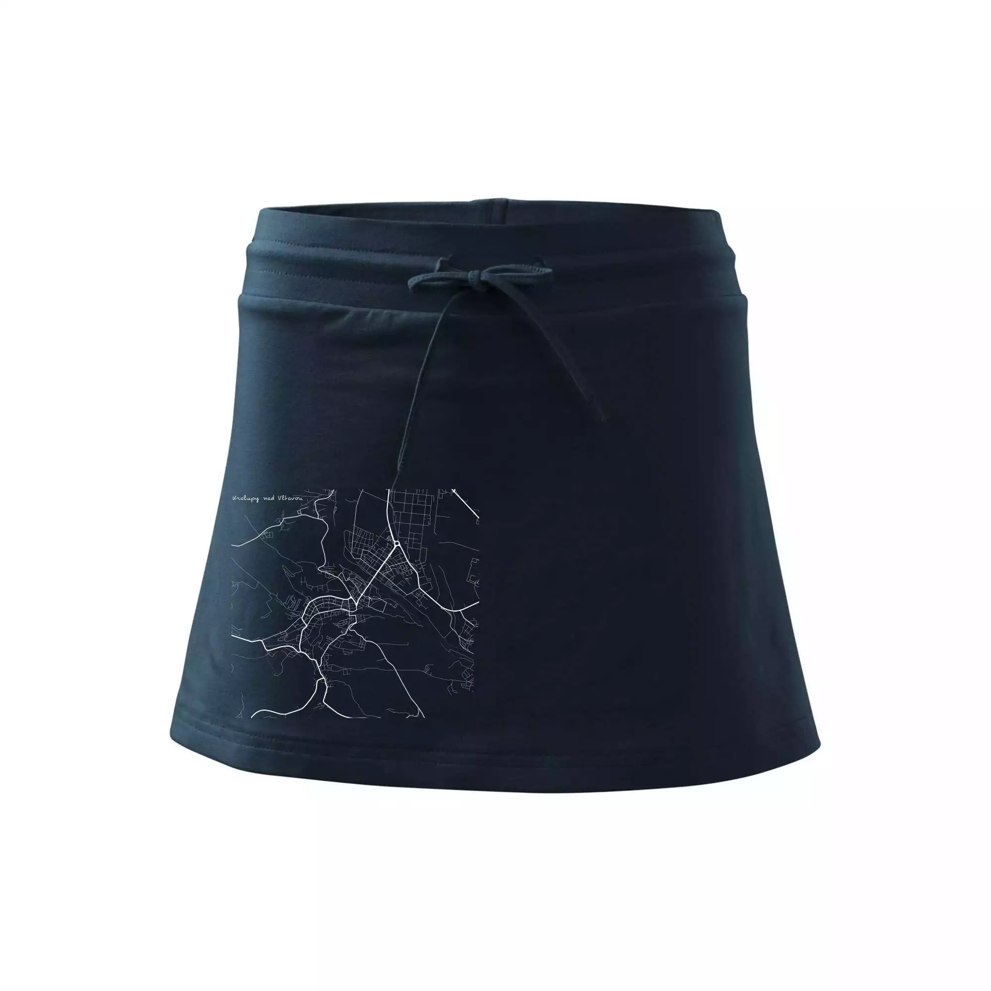 Černobílá mapa Kralupy nad Vltavou