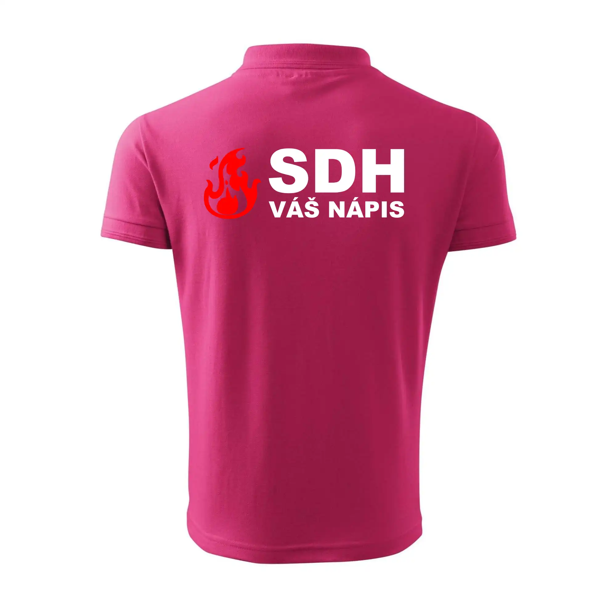 SDH nápis (oheň, firesport, název sboru - vlastní nápis)