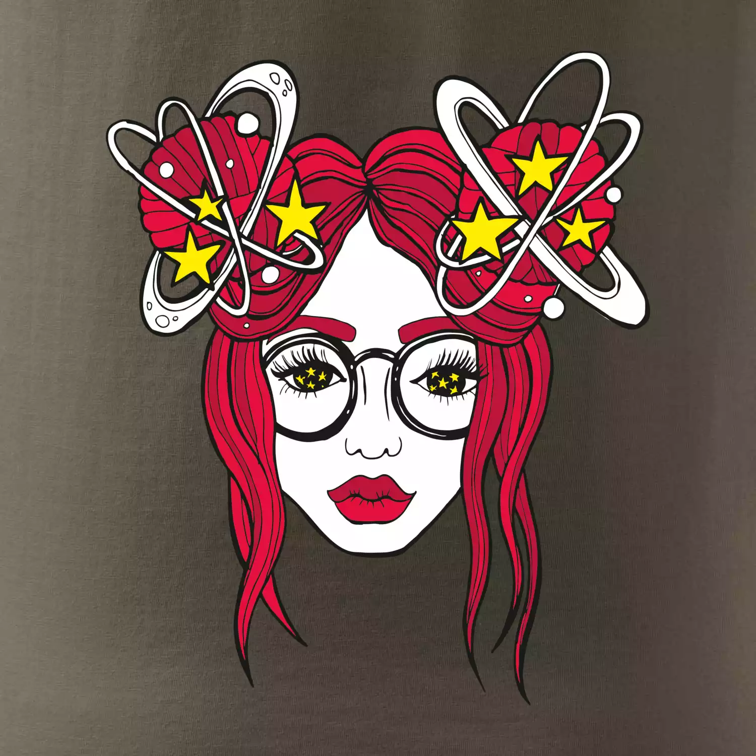 Magická červenovláska (Pecka design)