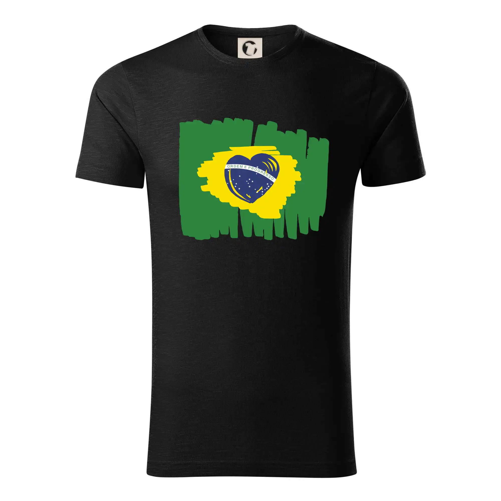 Brazílie vlajka srdce