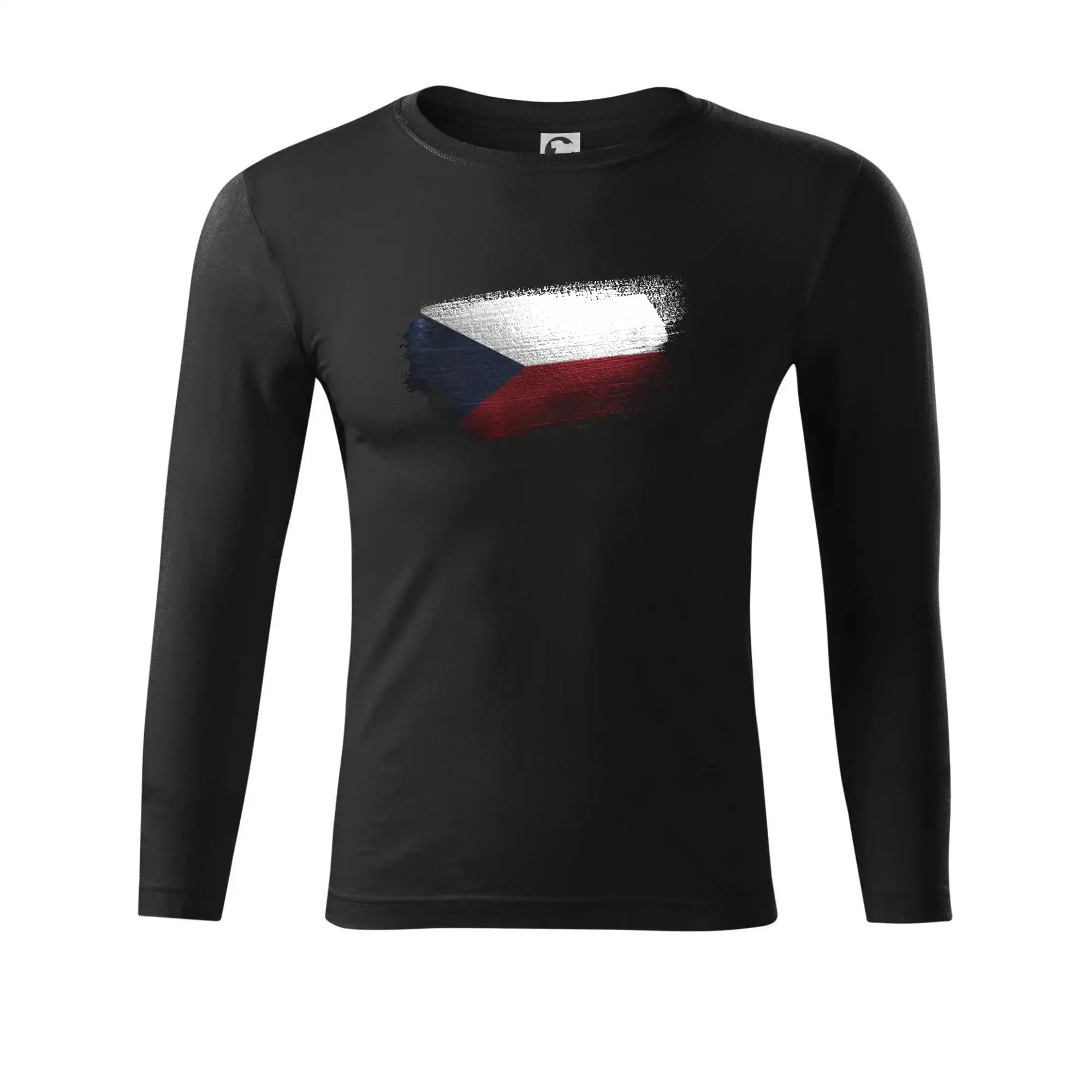 Česká vlajka okousaná