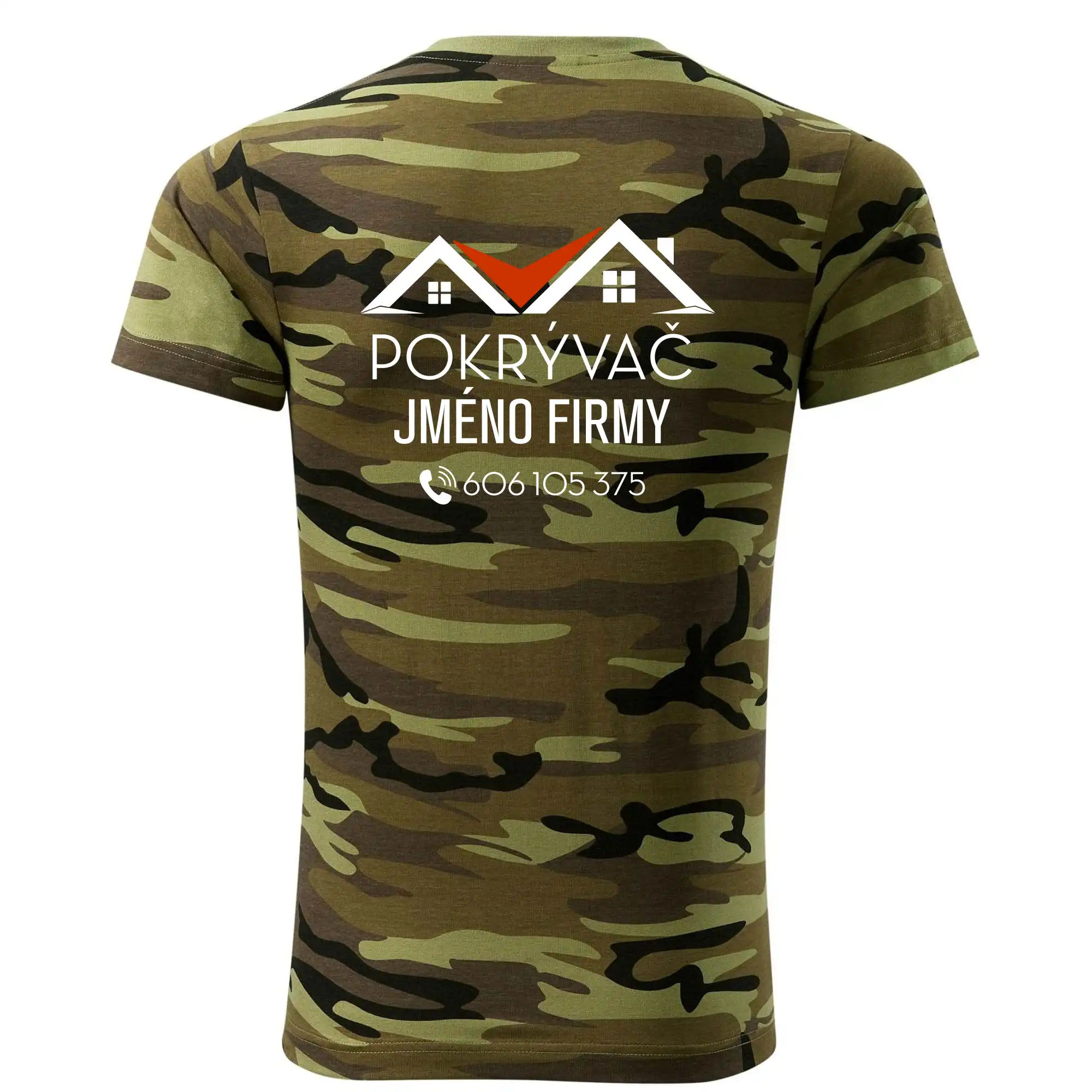 Tričko pro pokrývače - Dvě střechy