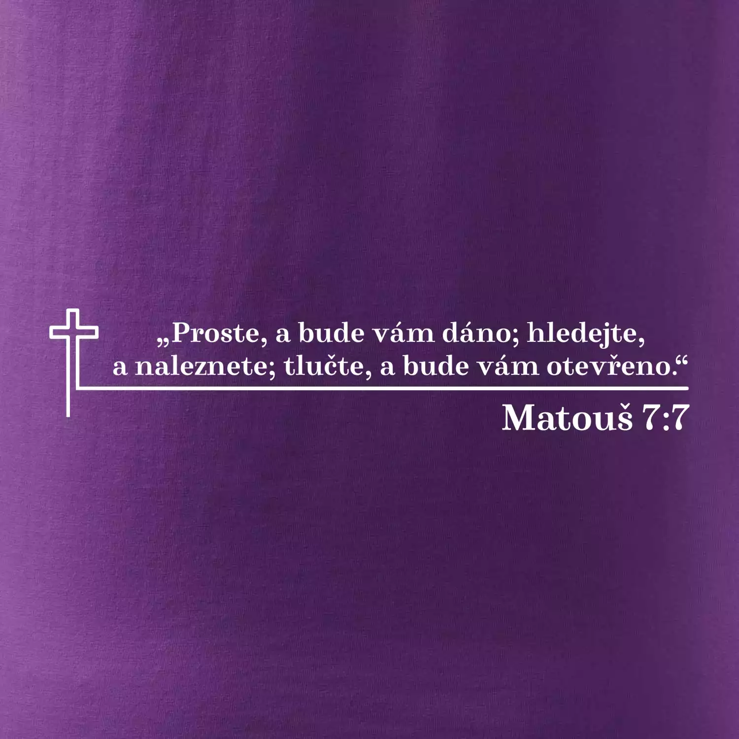 Citáty z bible - Matouš 7:7