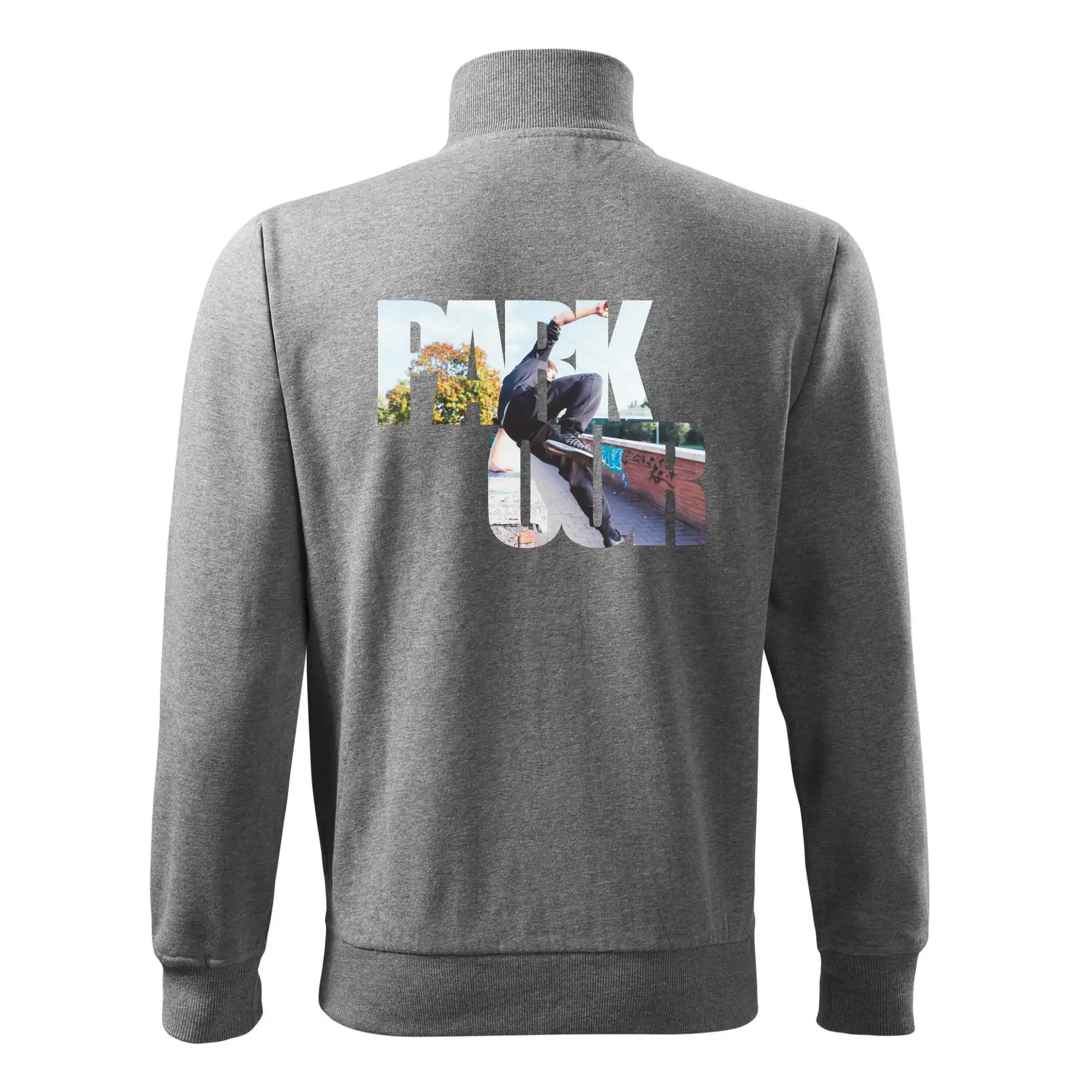 Parkour nápis ve městě
