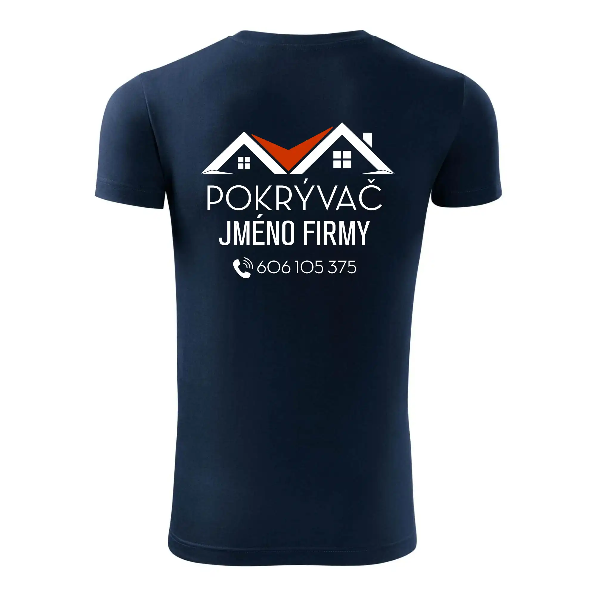 Tričko pro pokrývače - Dvě střechy