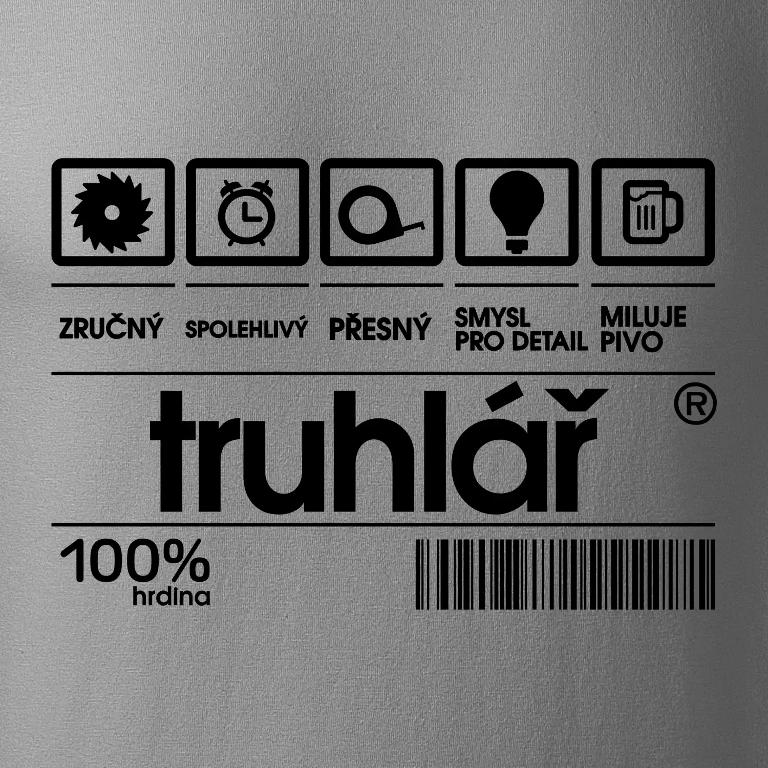 Čárový kód truhlář